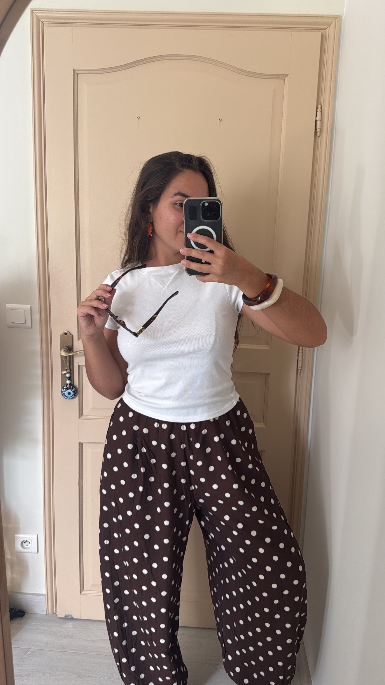 Pantalon pois