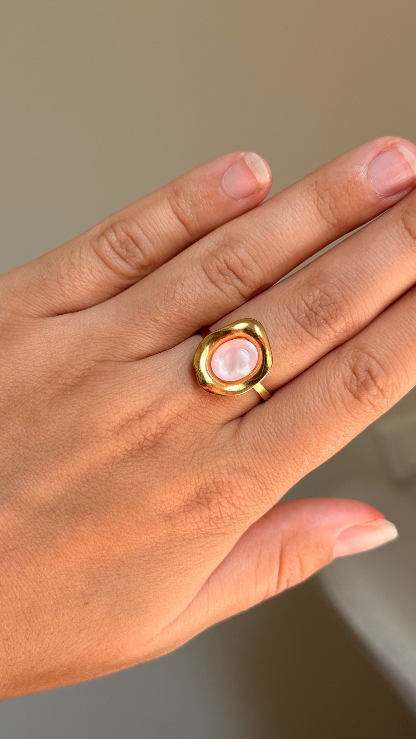 Bague Céleste rose