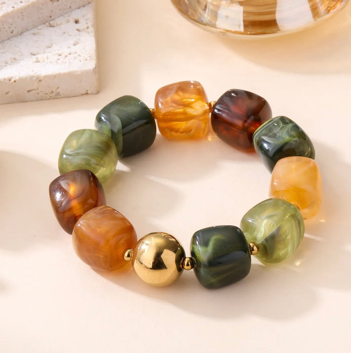 Bracelet Camille vert