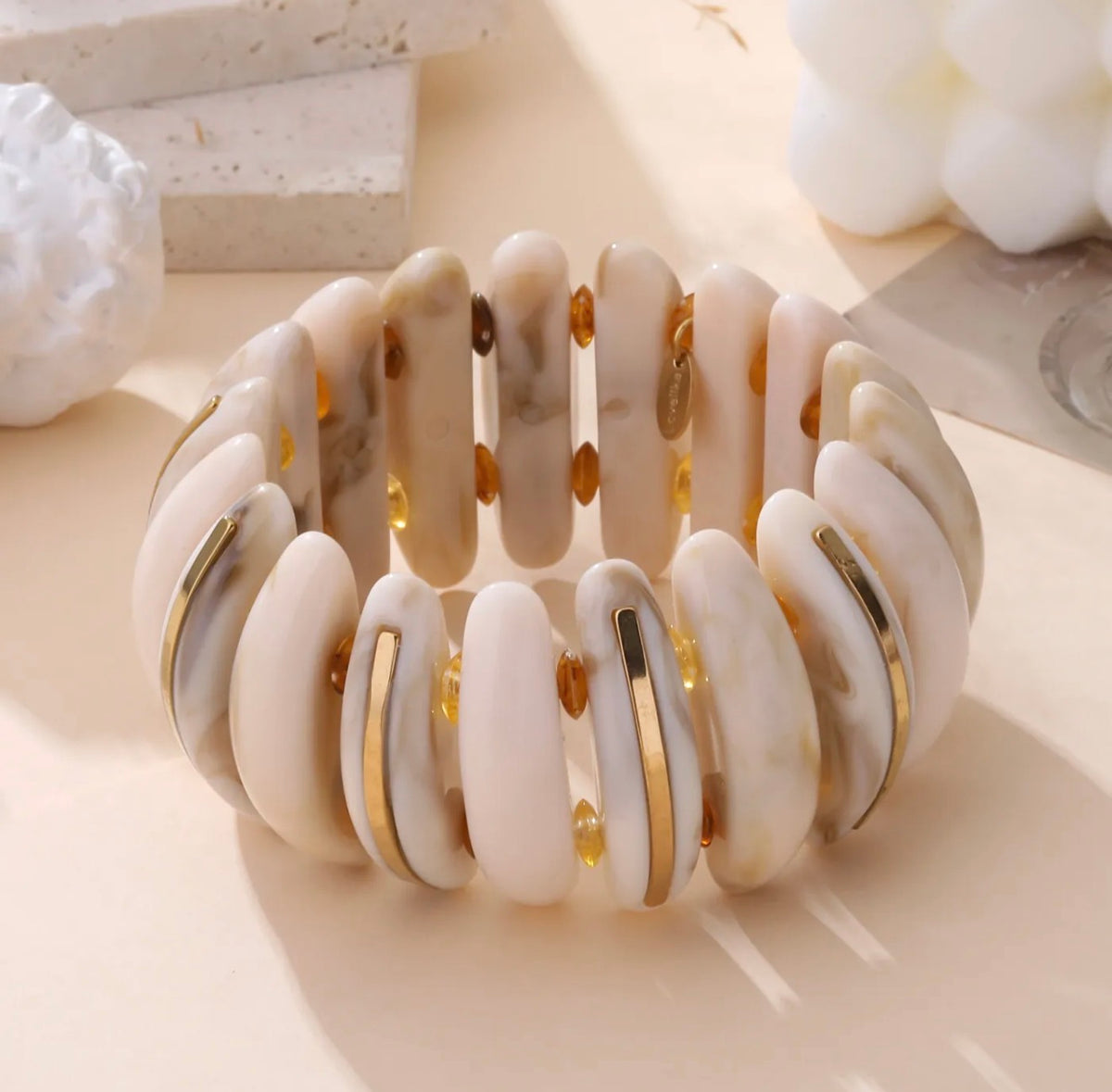 Bracelet Miel beige