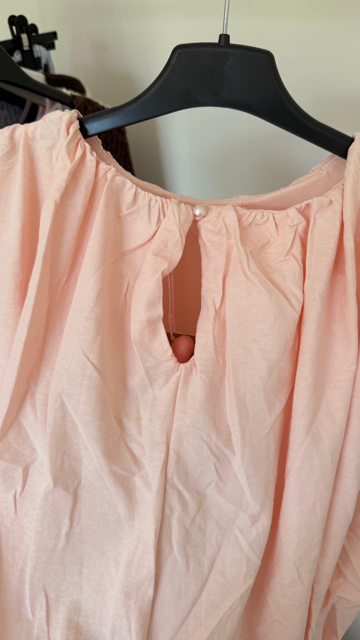 Top Romane rose poudré