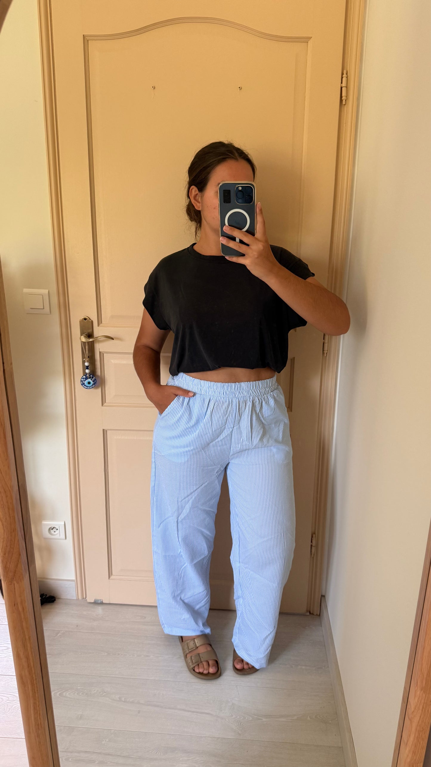Pantalon rayé