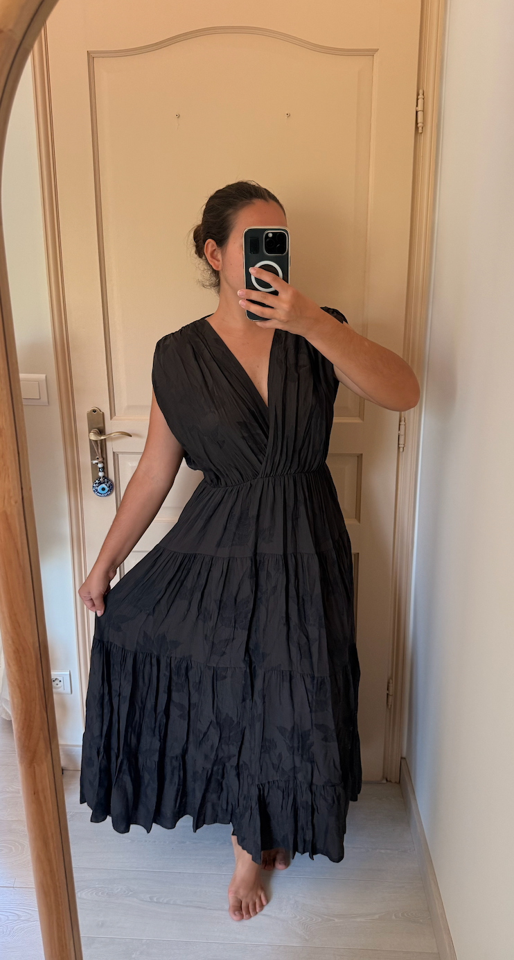 Robe nina gris noir