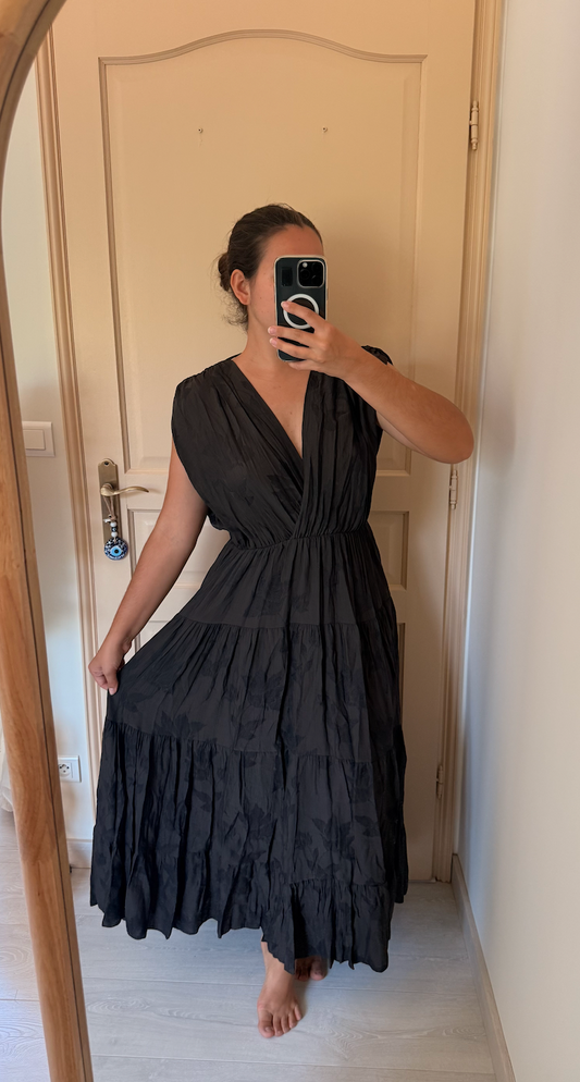 Robe nina gris noir