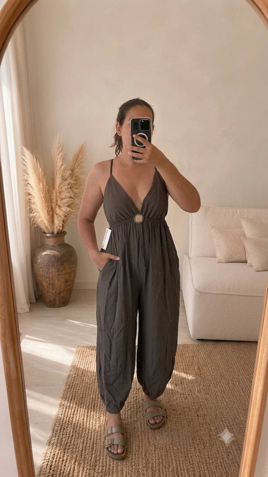 Combinaison soleil taupe