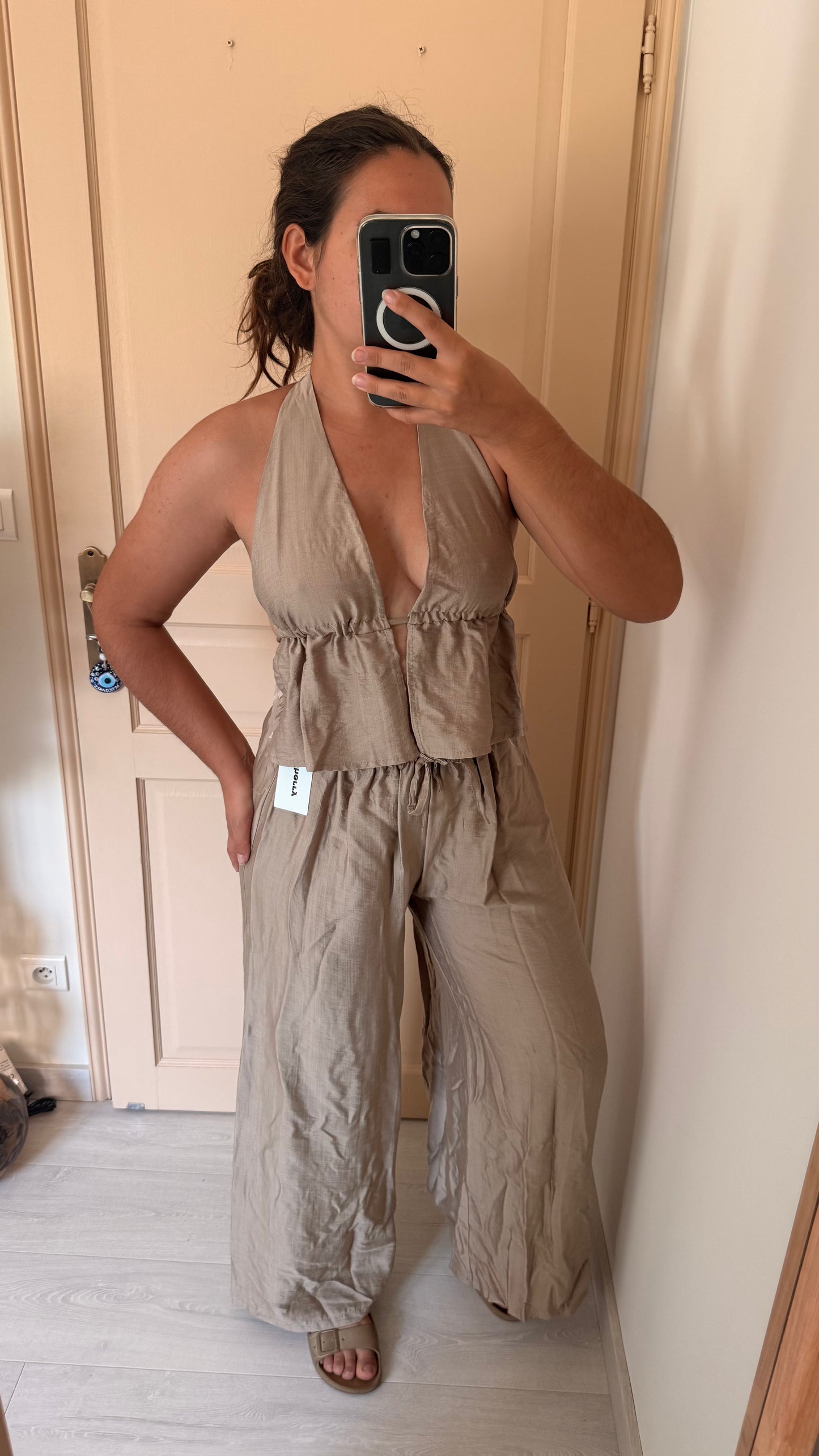 Ensemble 2 pièces beige