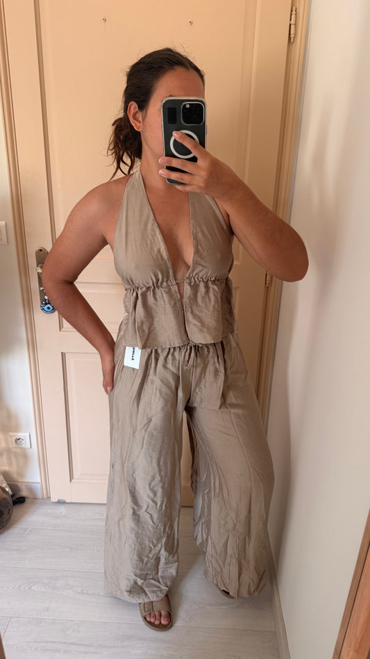 Ensemble 2 pièces beige
