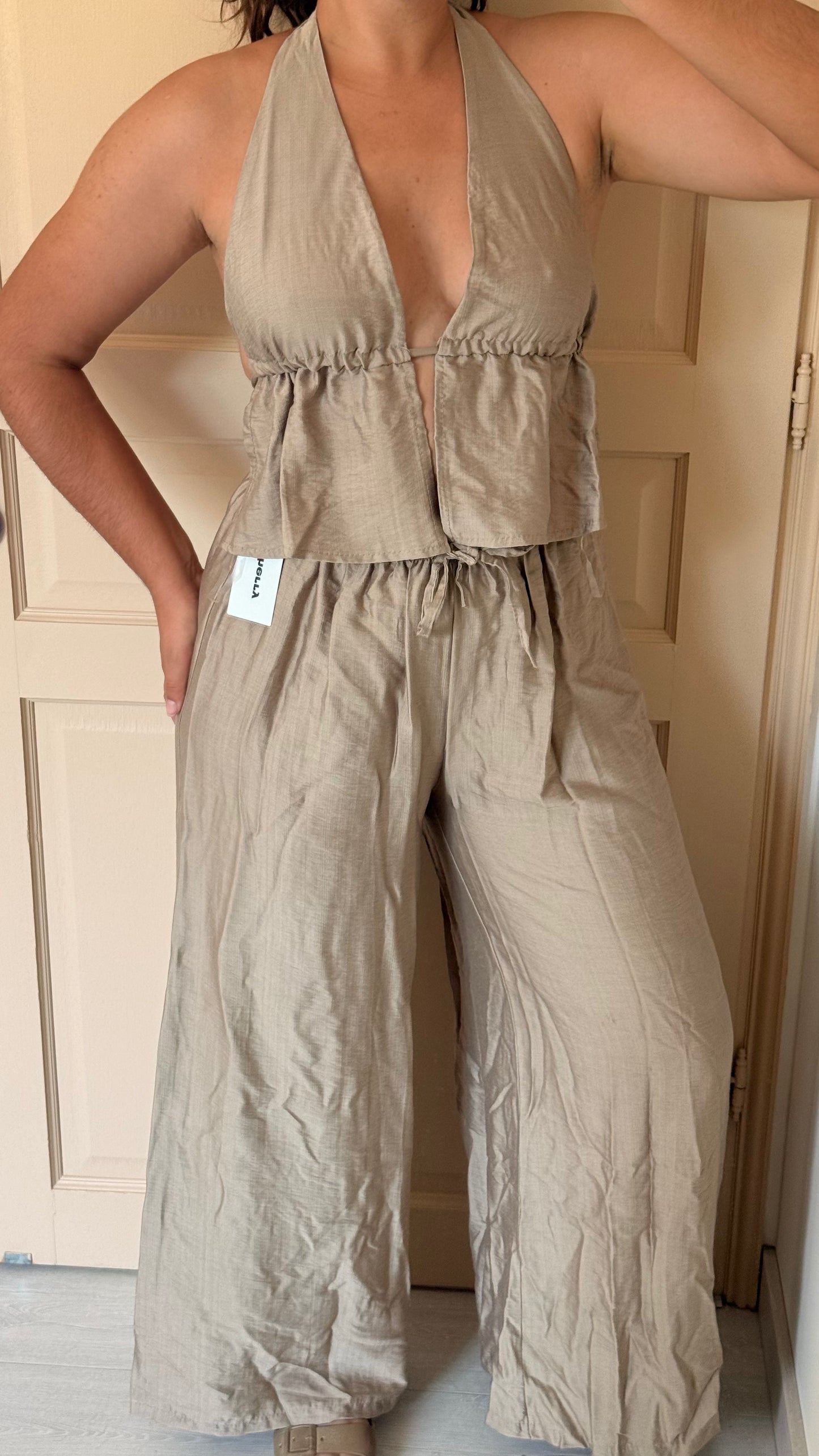 Ensemble 2 pièces beige