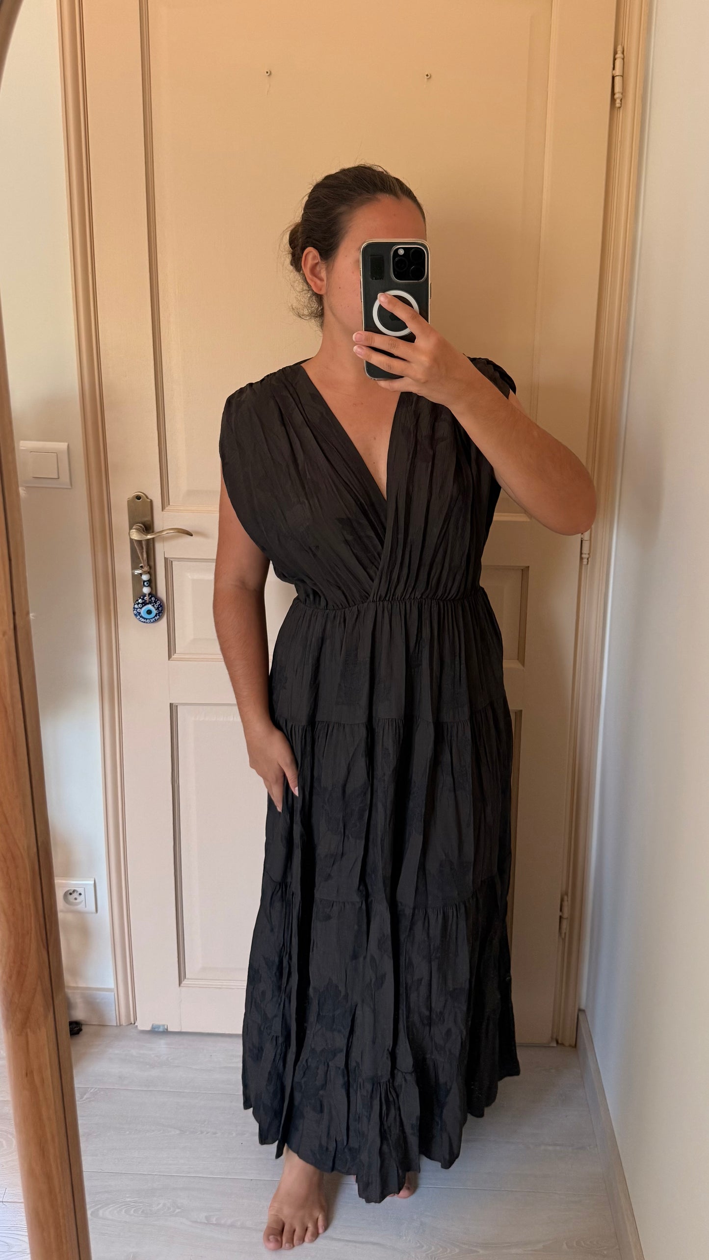 Robe nina gris noir