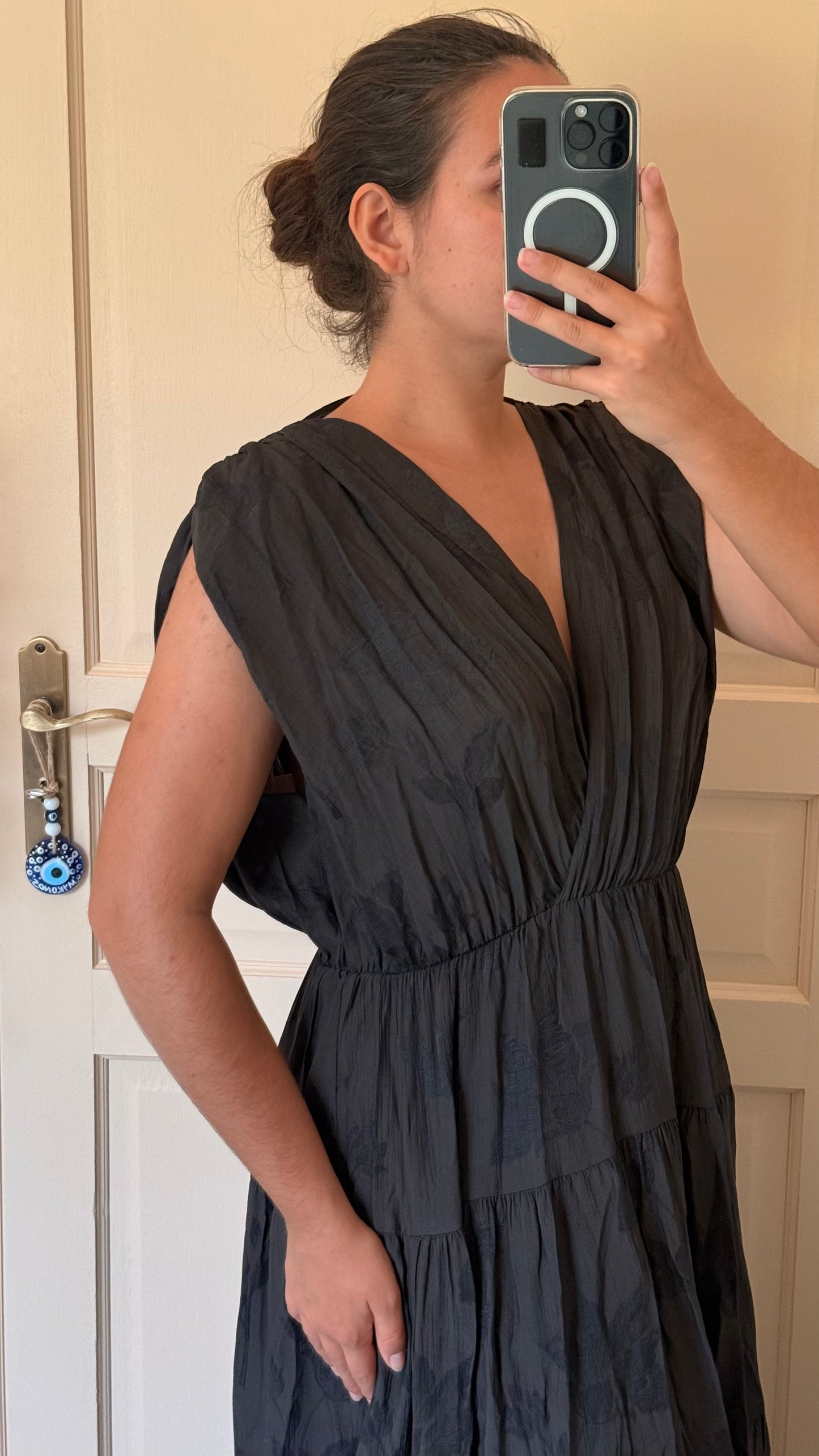 Robe nina gris noir