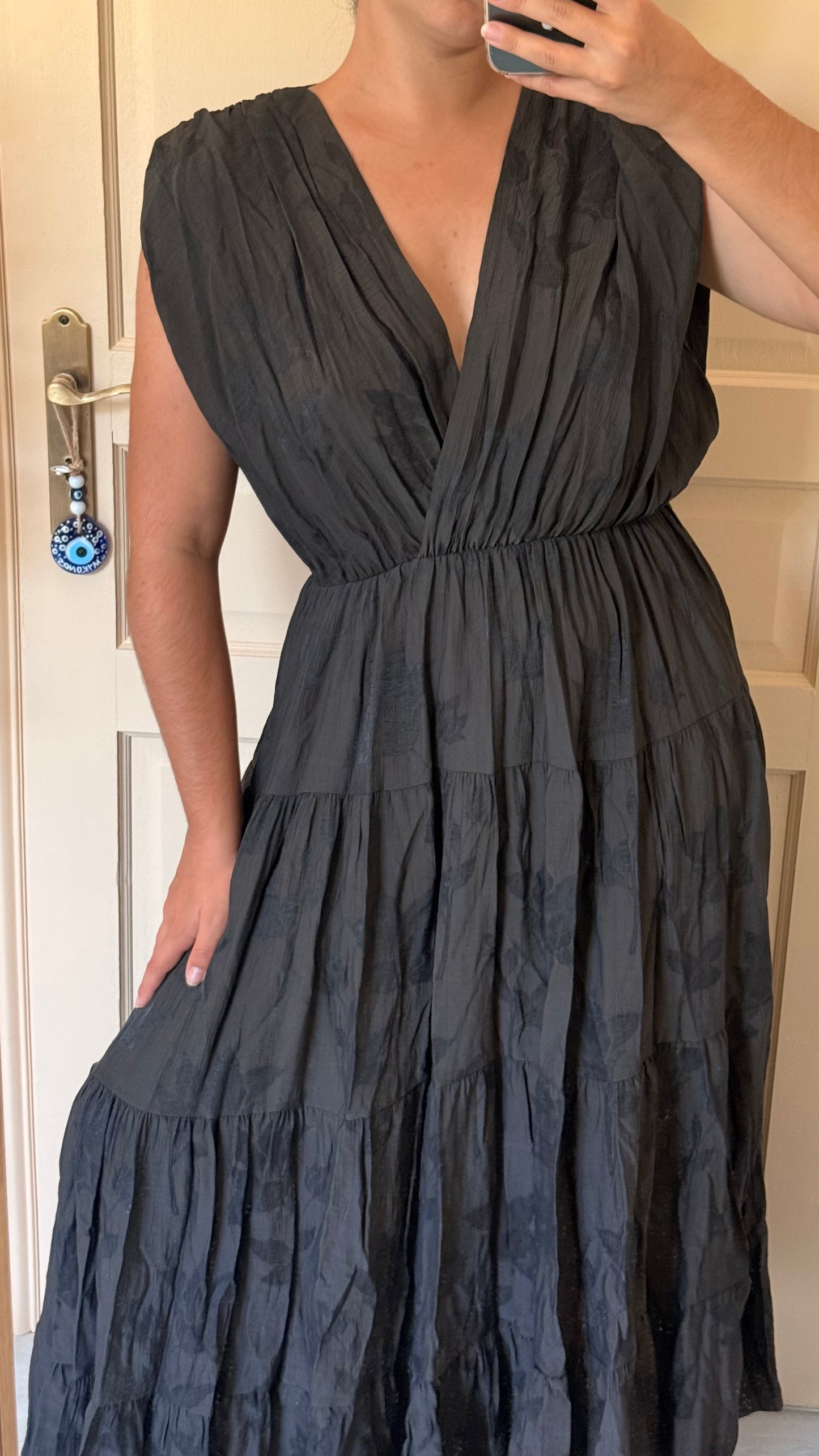 Robe nina gris noir