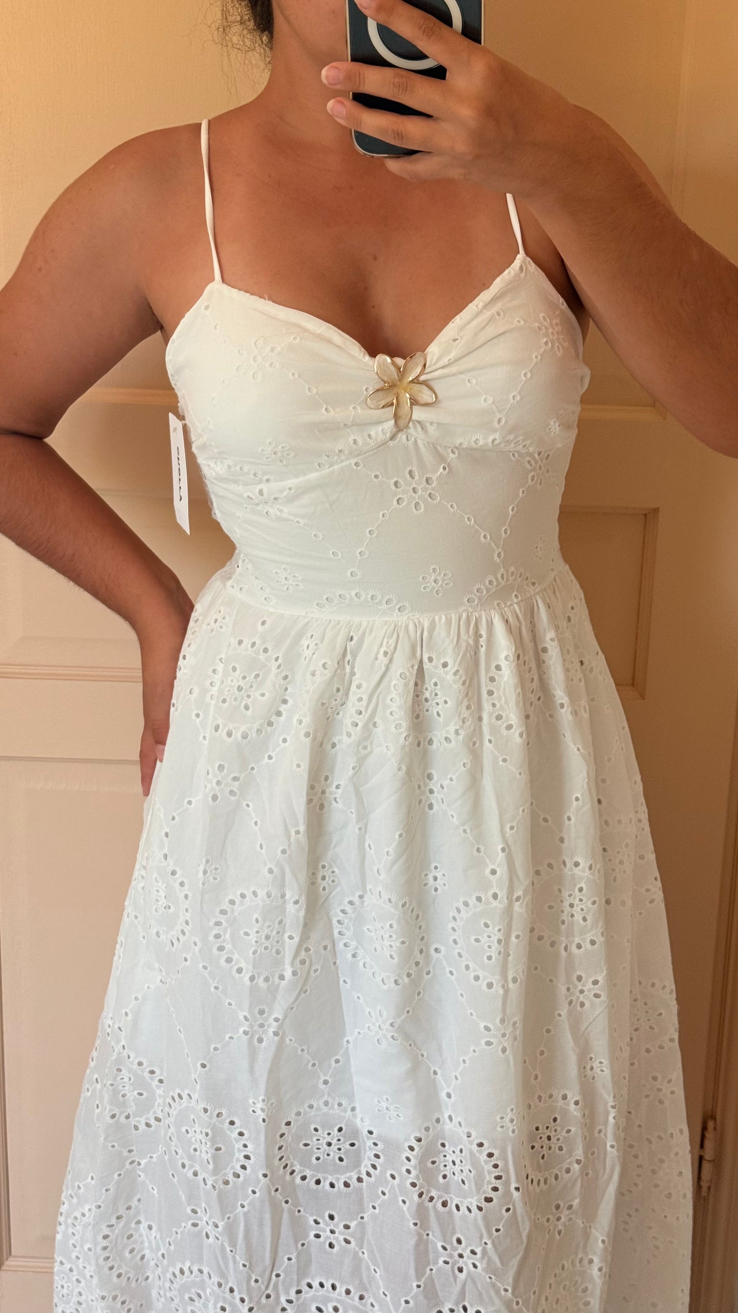 Robe capri dentelle