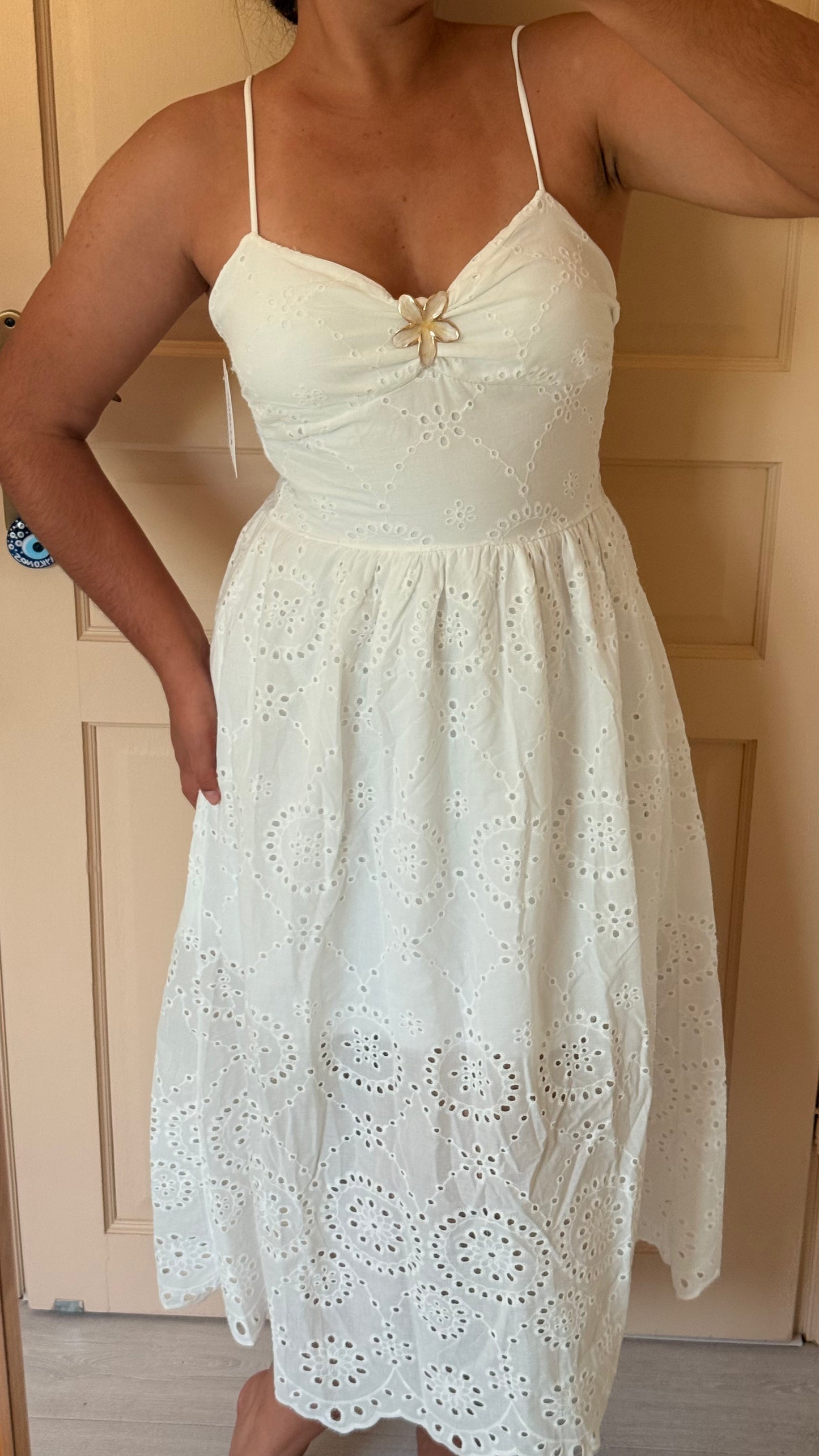 Robe capri dentelle