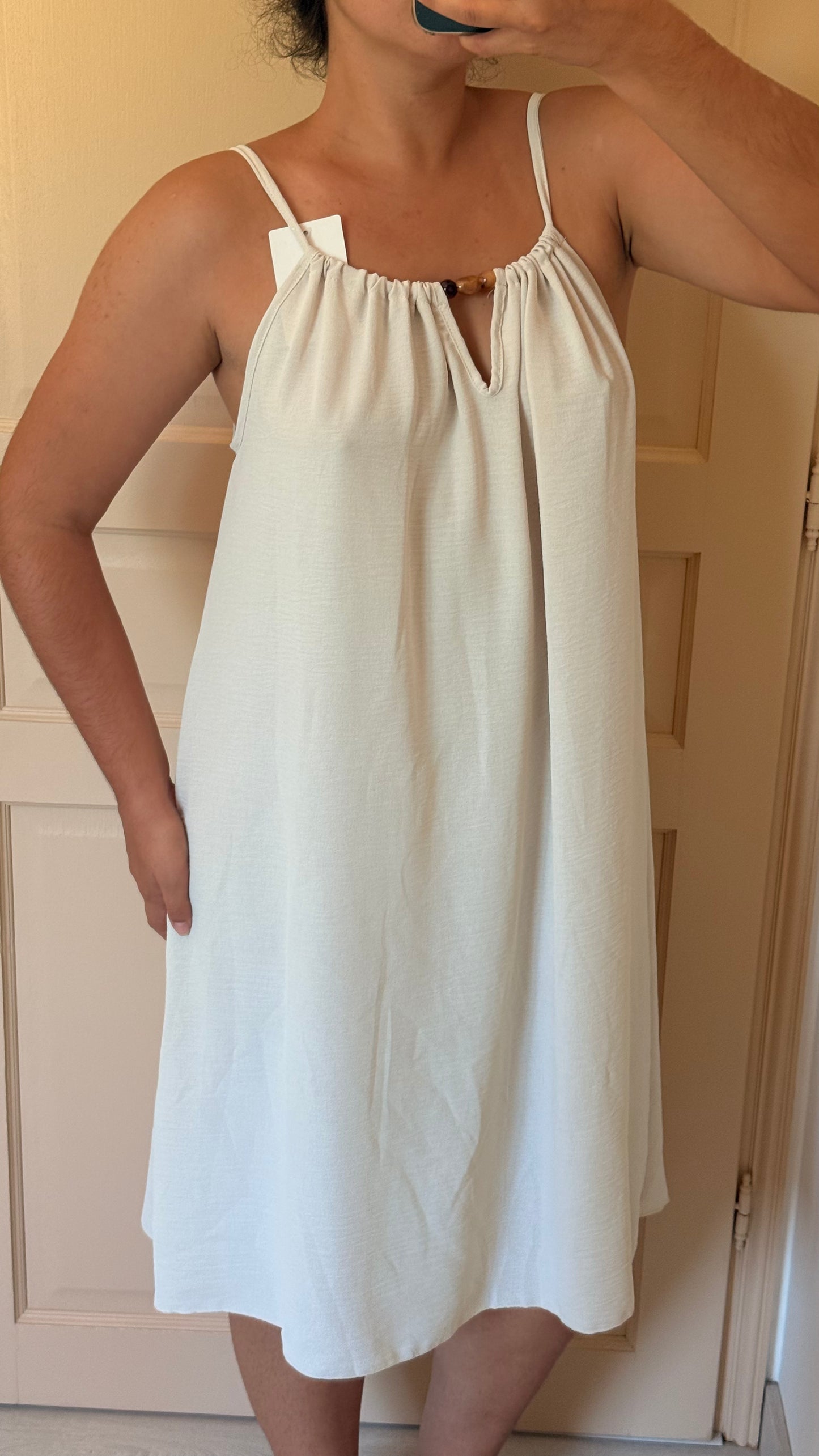 Robe Léane beige