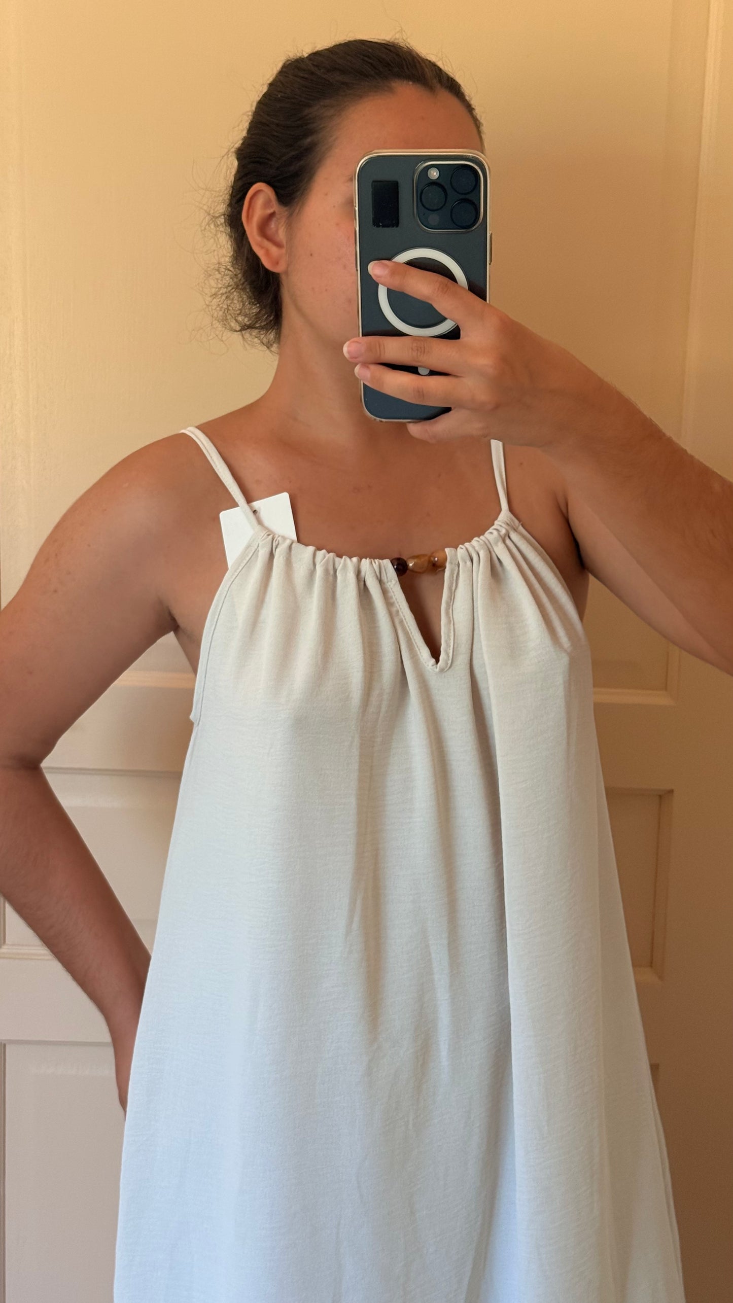 Robe Léane beige