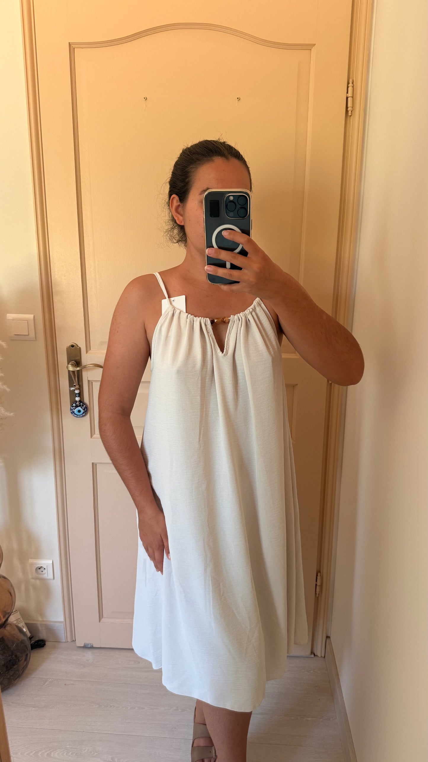 Robe Léane beige