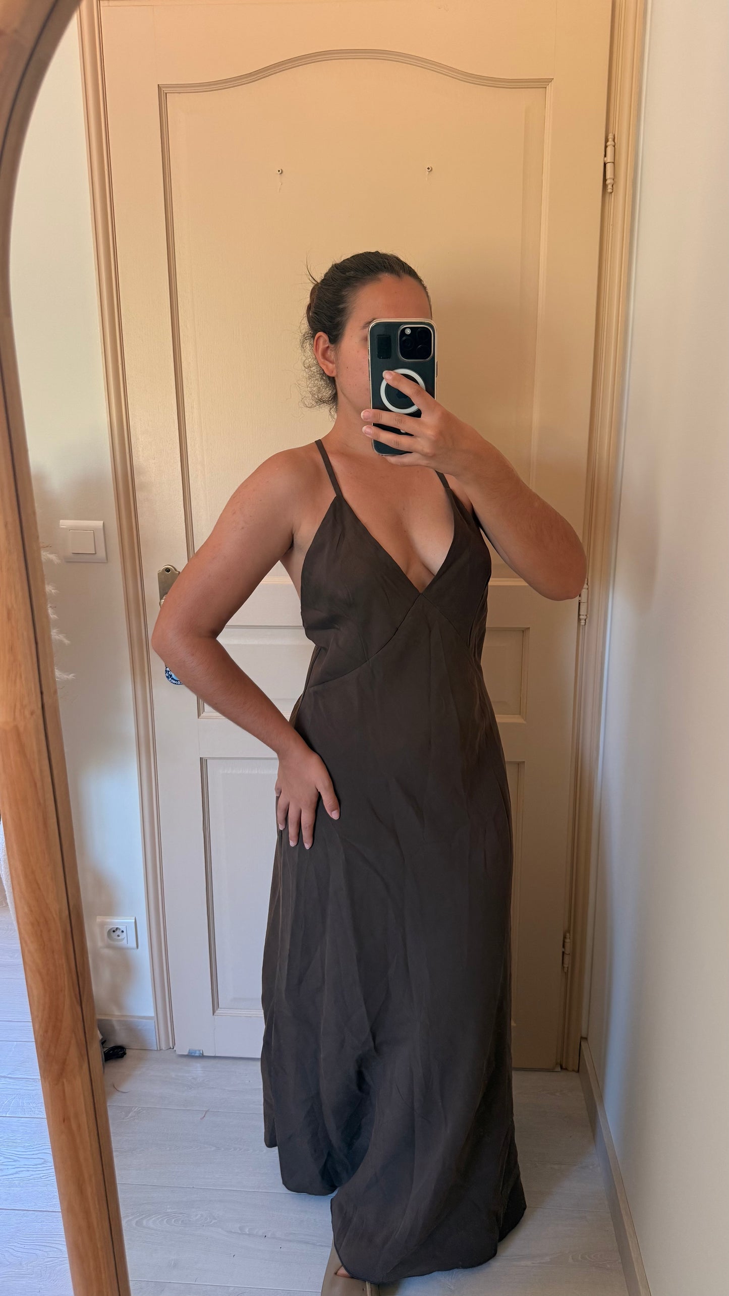 Robe Pierra marron