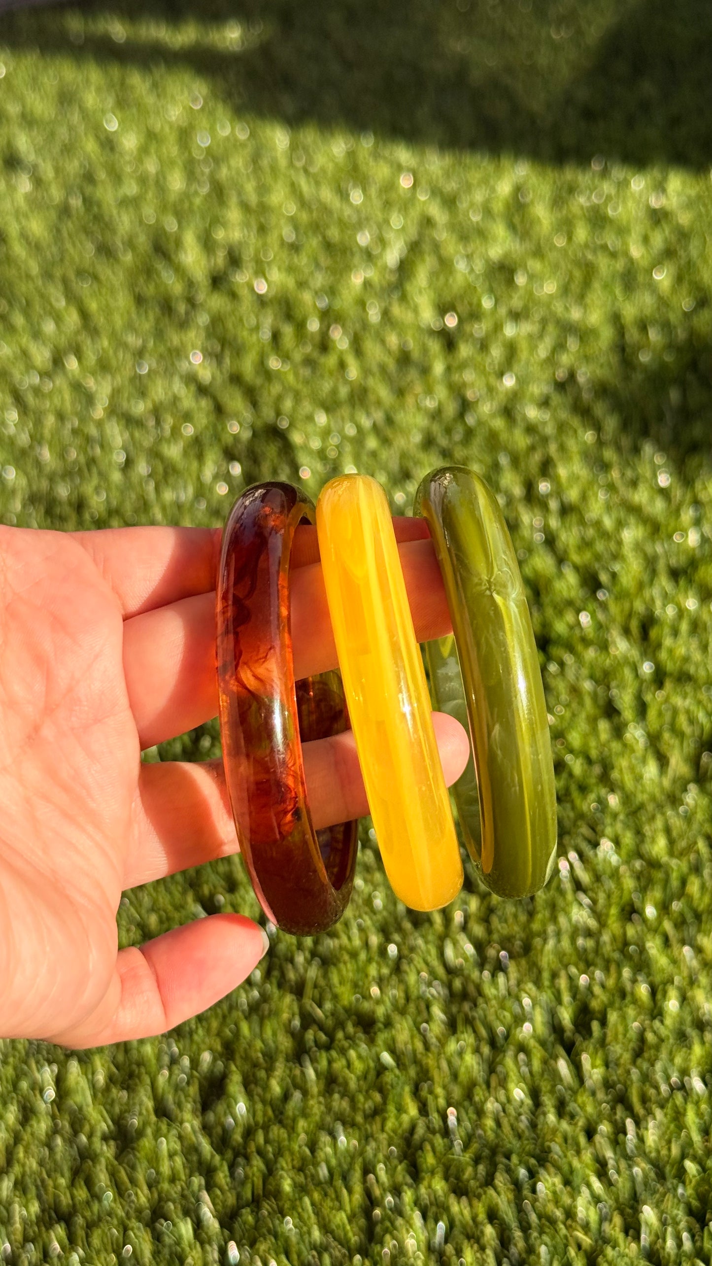 Lot de 3 joncs rigide