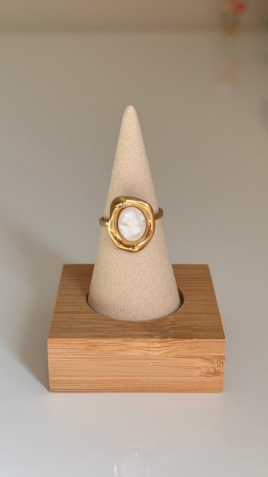 Bague Céleste blanc