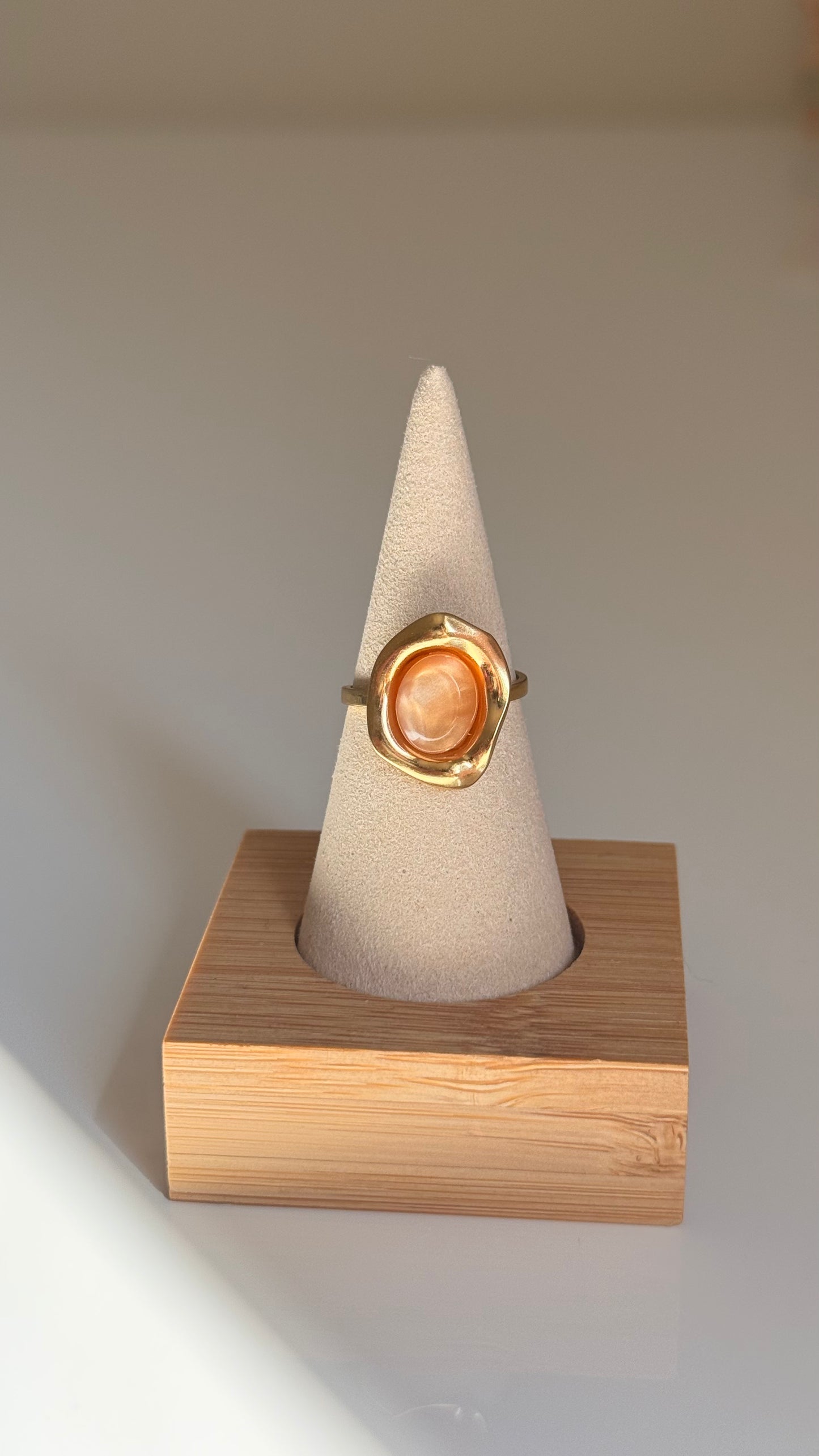 Bague céleste marron