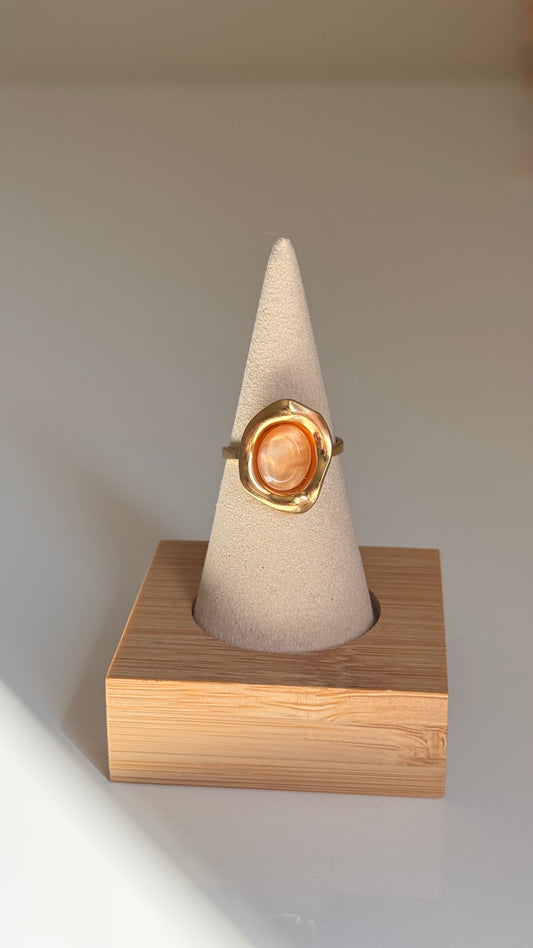 Bague céleste marron