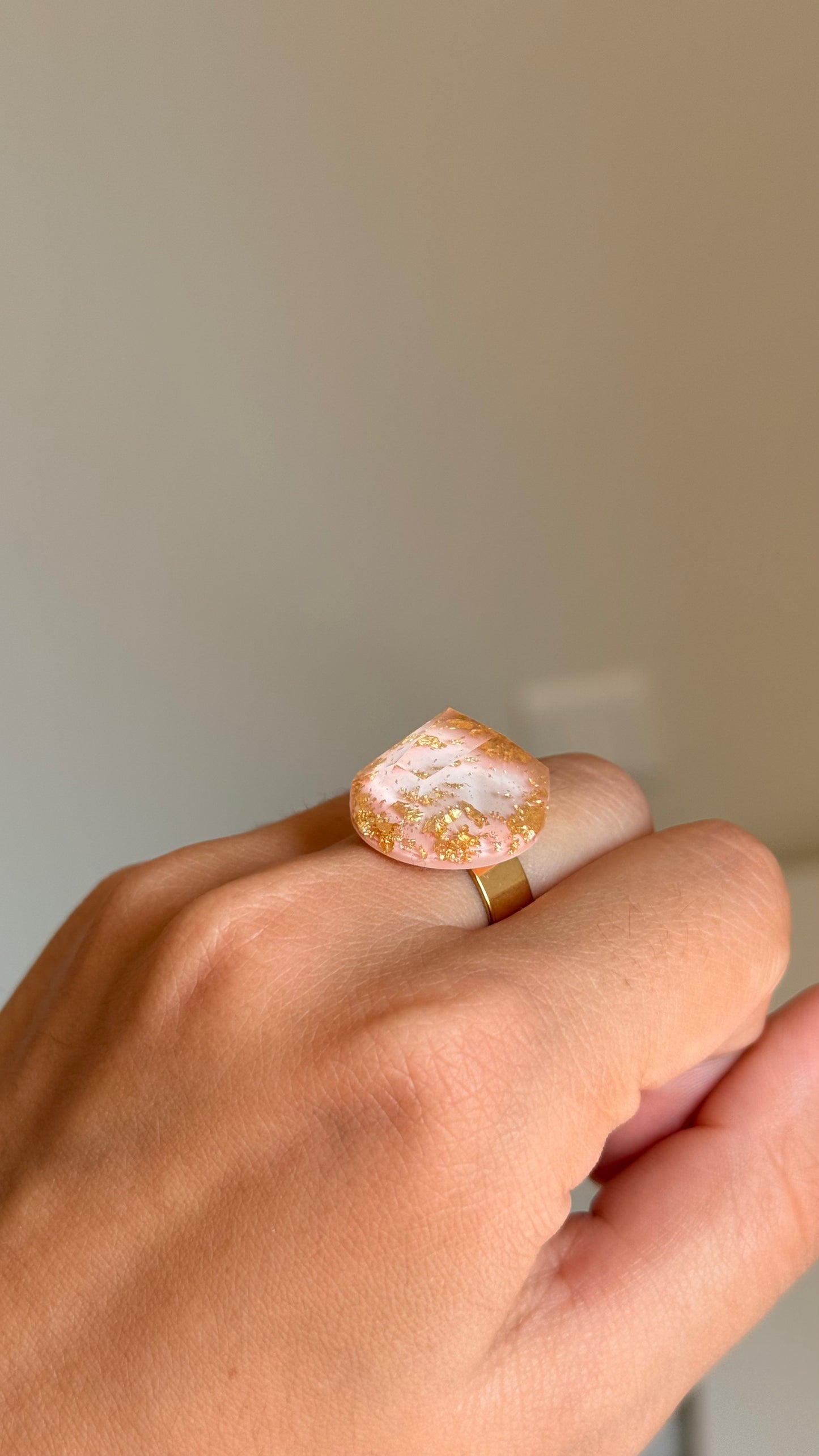 Bague alba rose