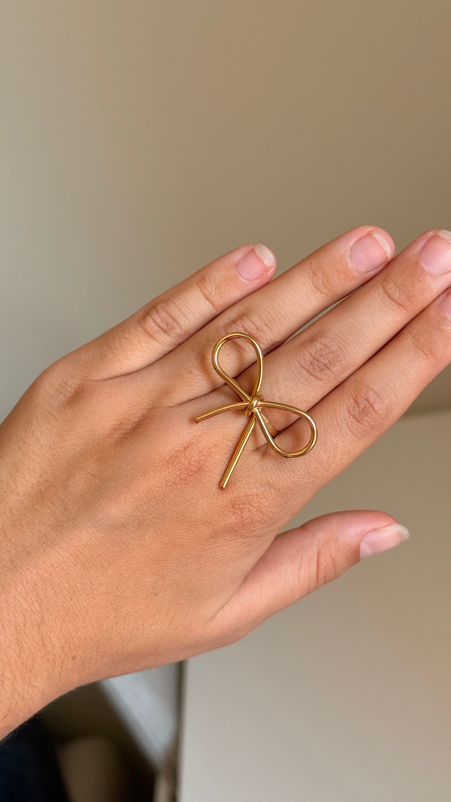 Bague nœud coquette