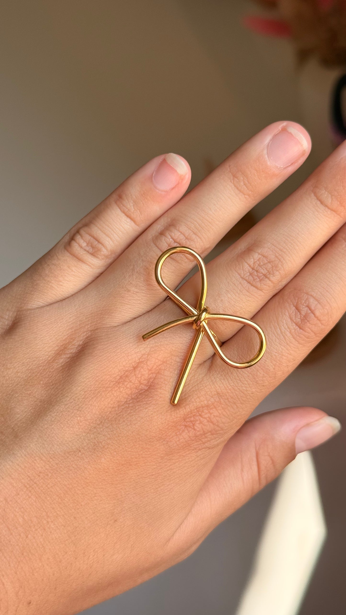 Bague nœud coquette