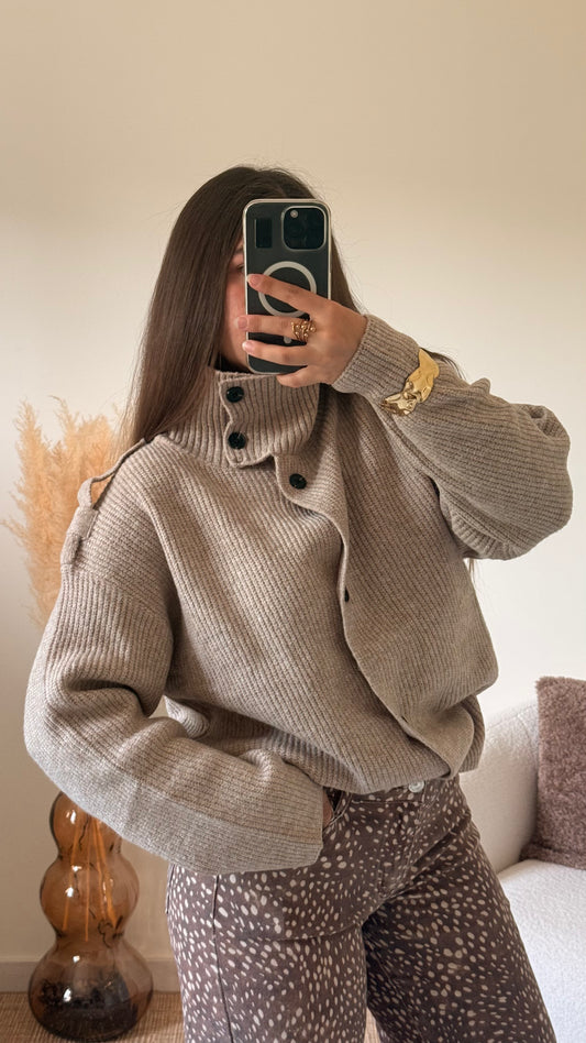 Gilet Alma beige