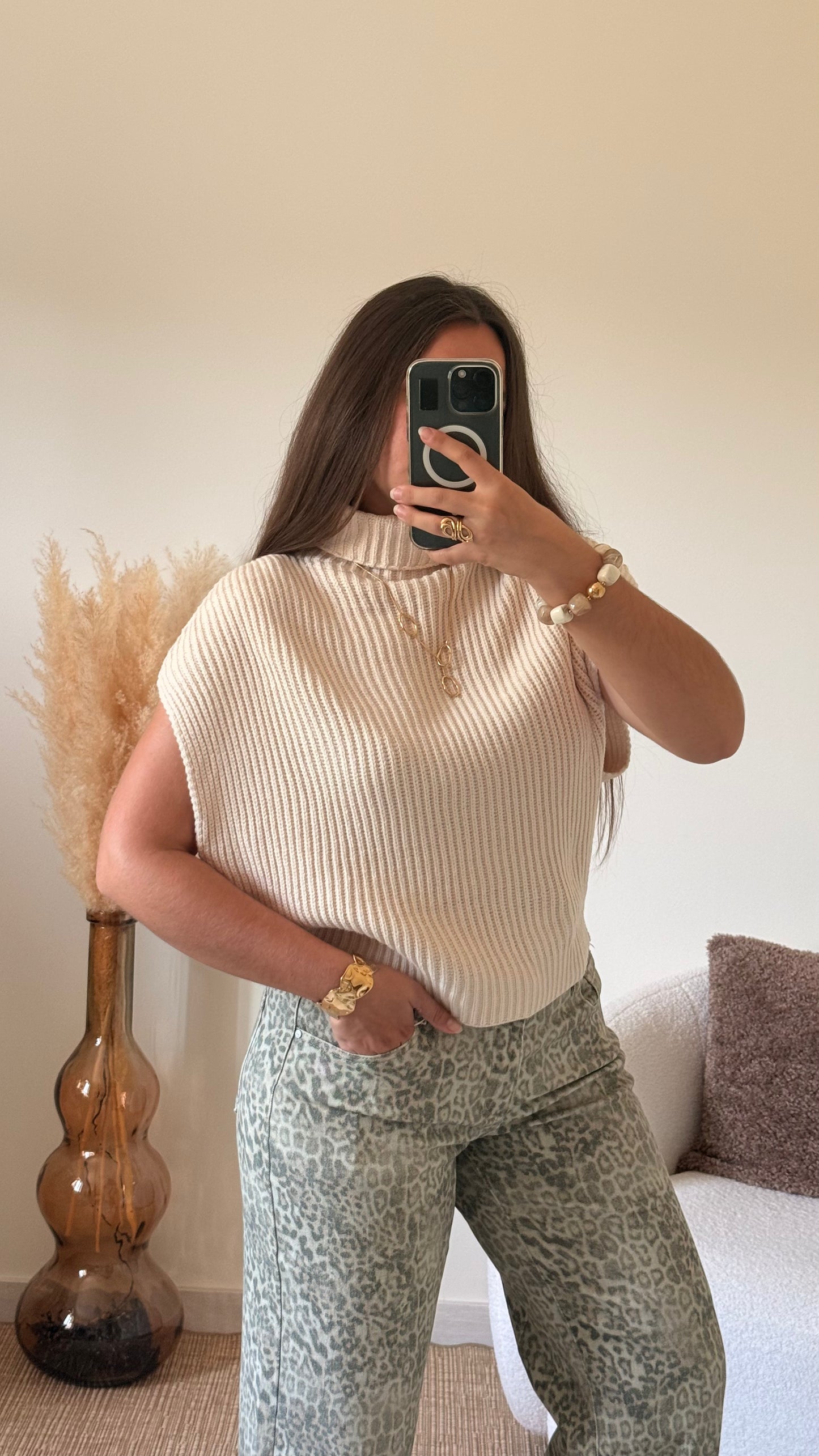 Pull Mona beige