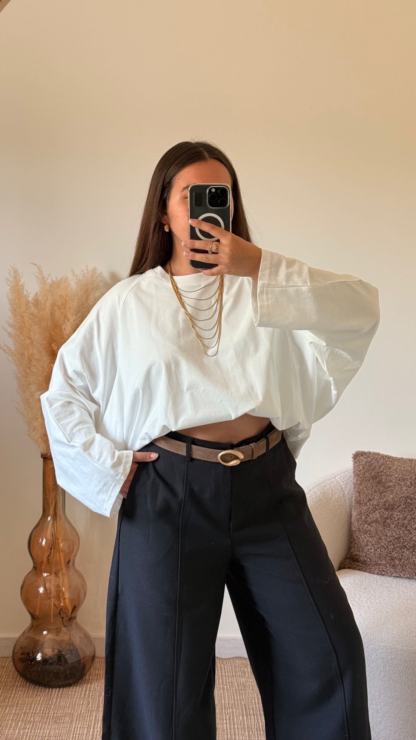 Top Alix blanc
