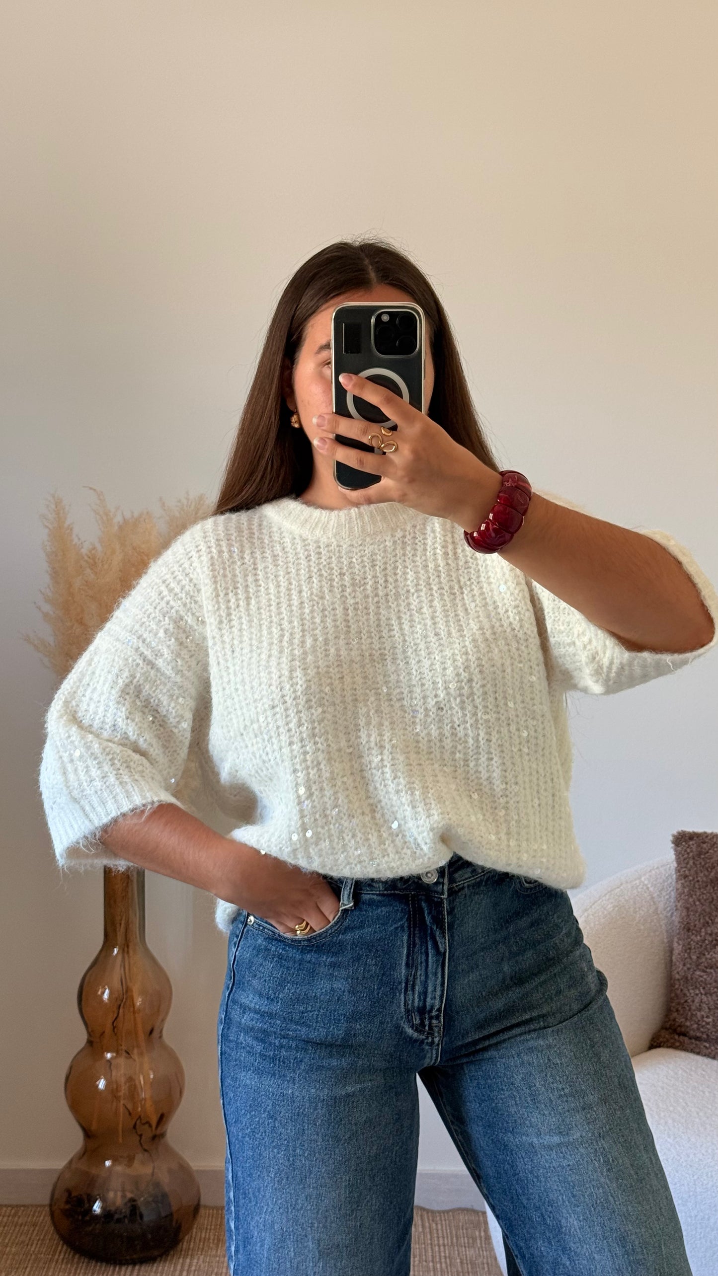 Pull Stella blanc
