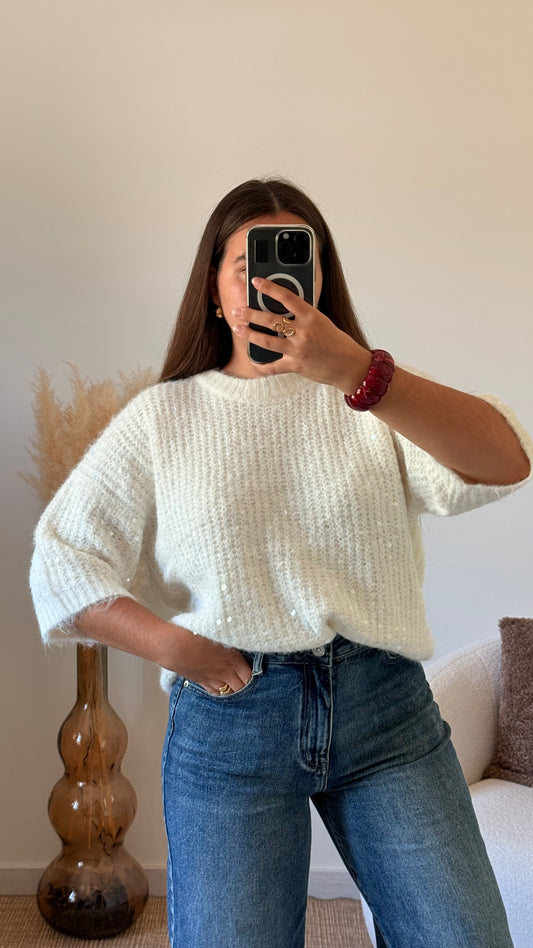 Pull Stella blanc