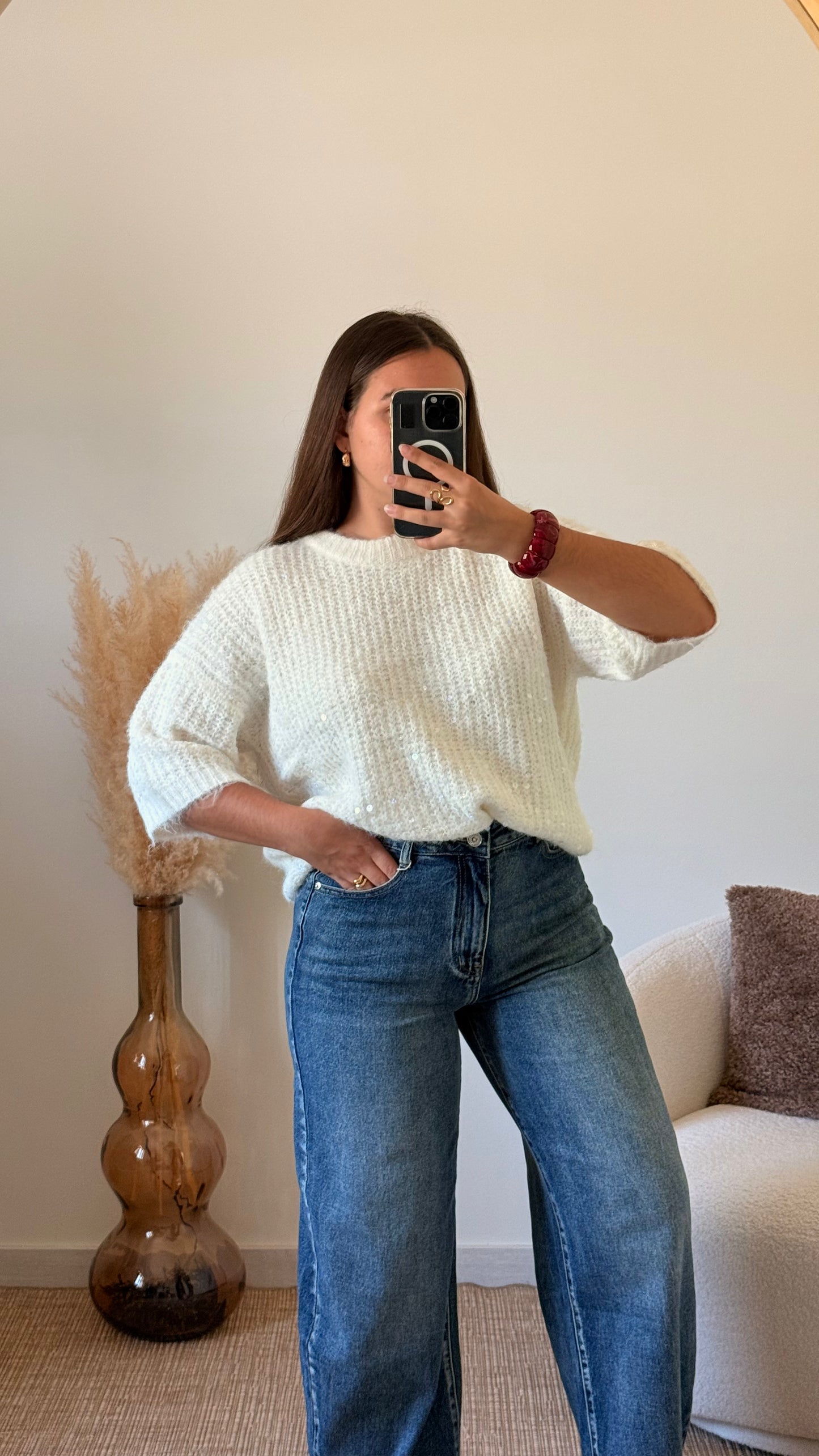 Pull Stella blanc