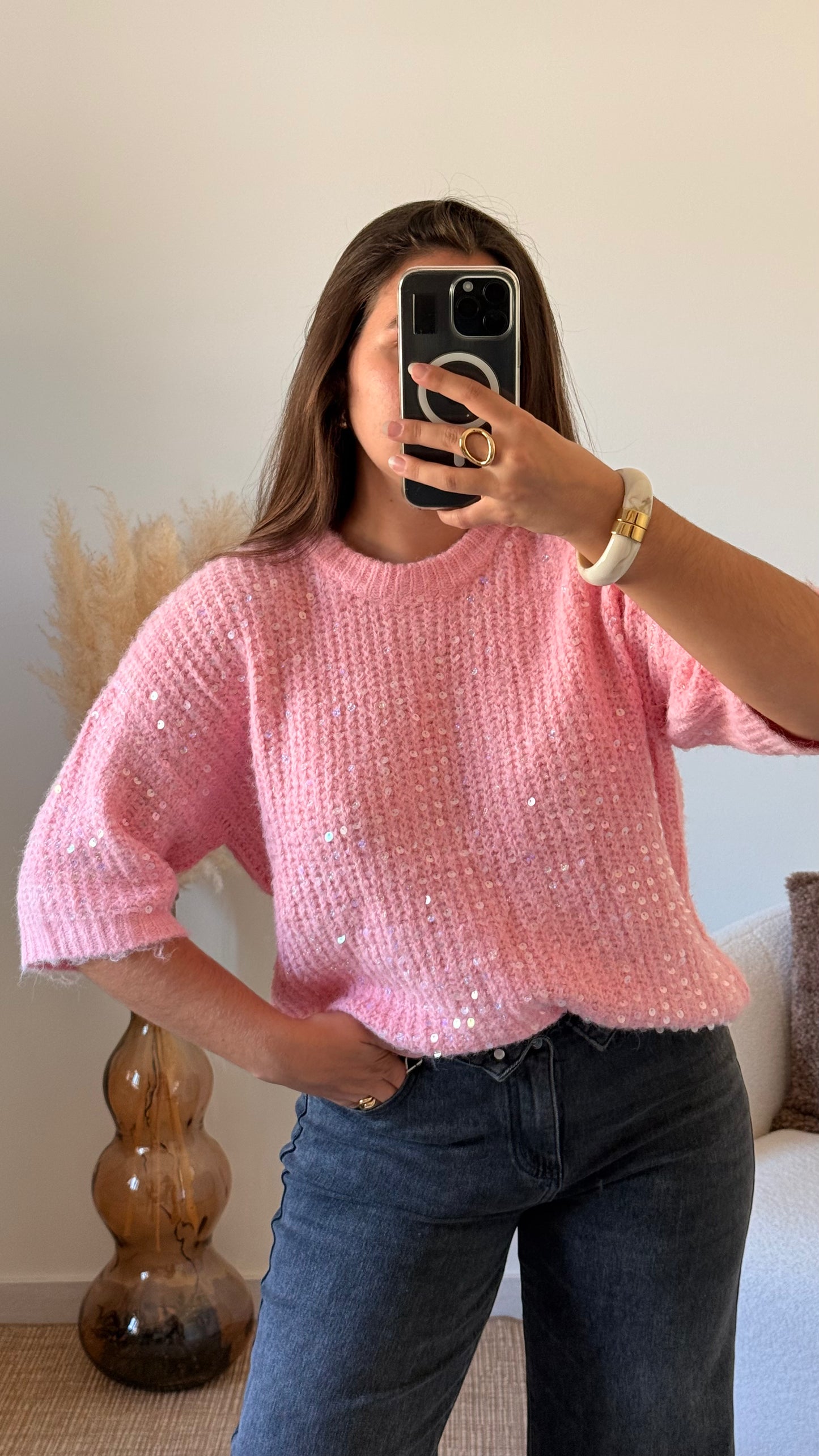 Pull Stella rose
