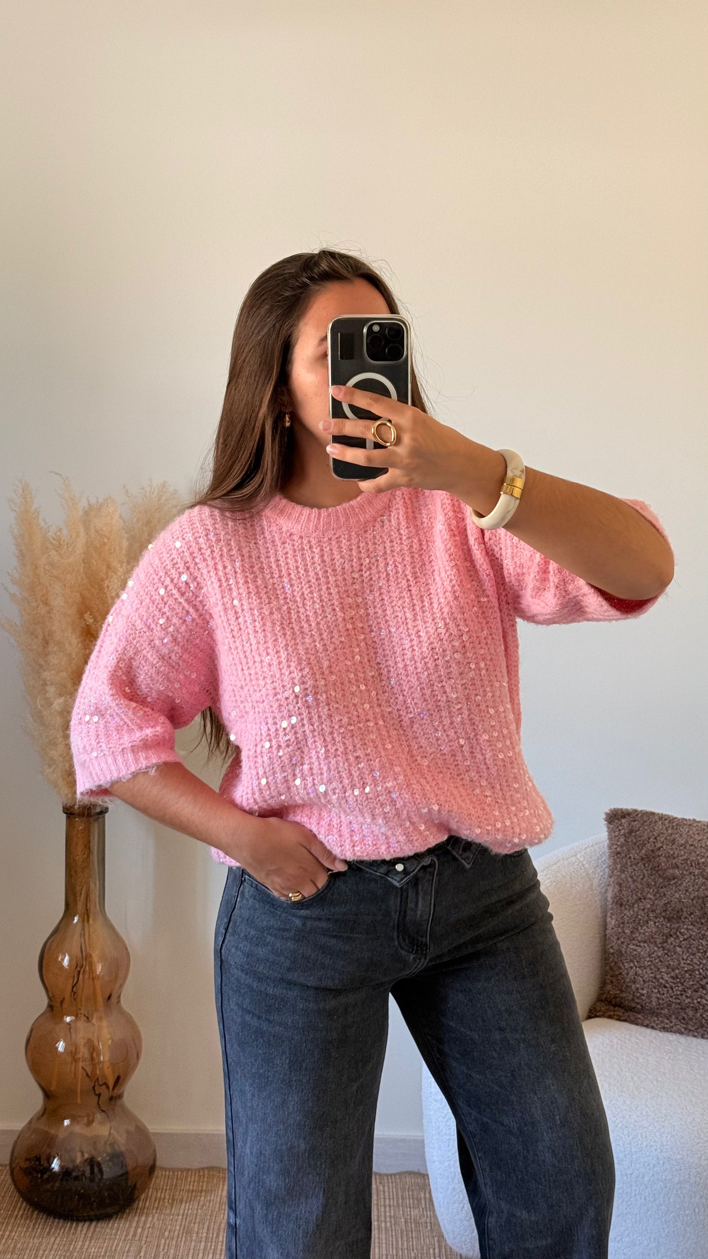 Pull Stella rose