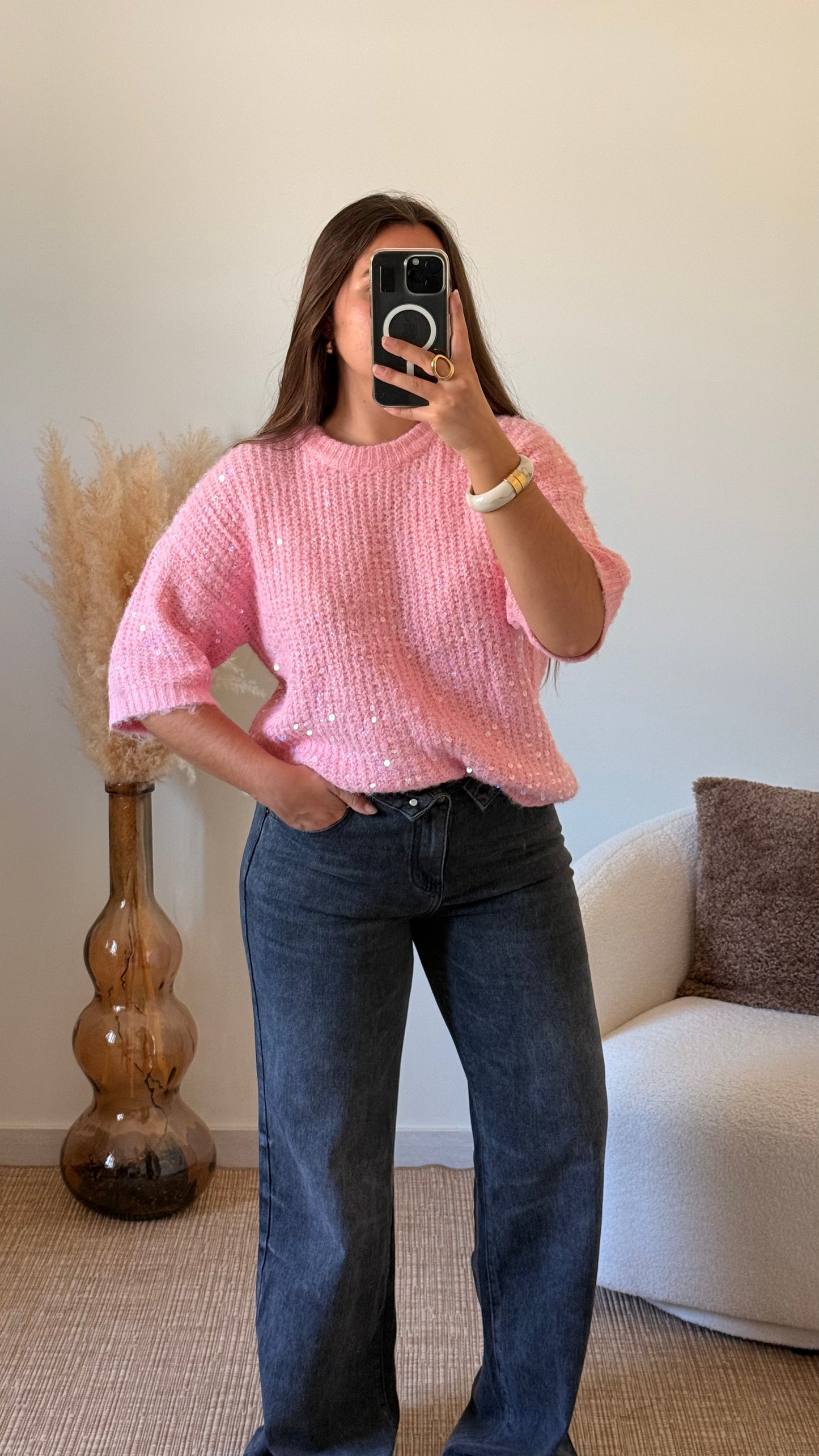 Pull Stella rose