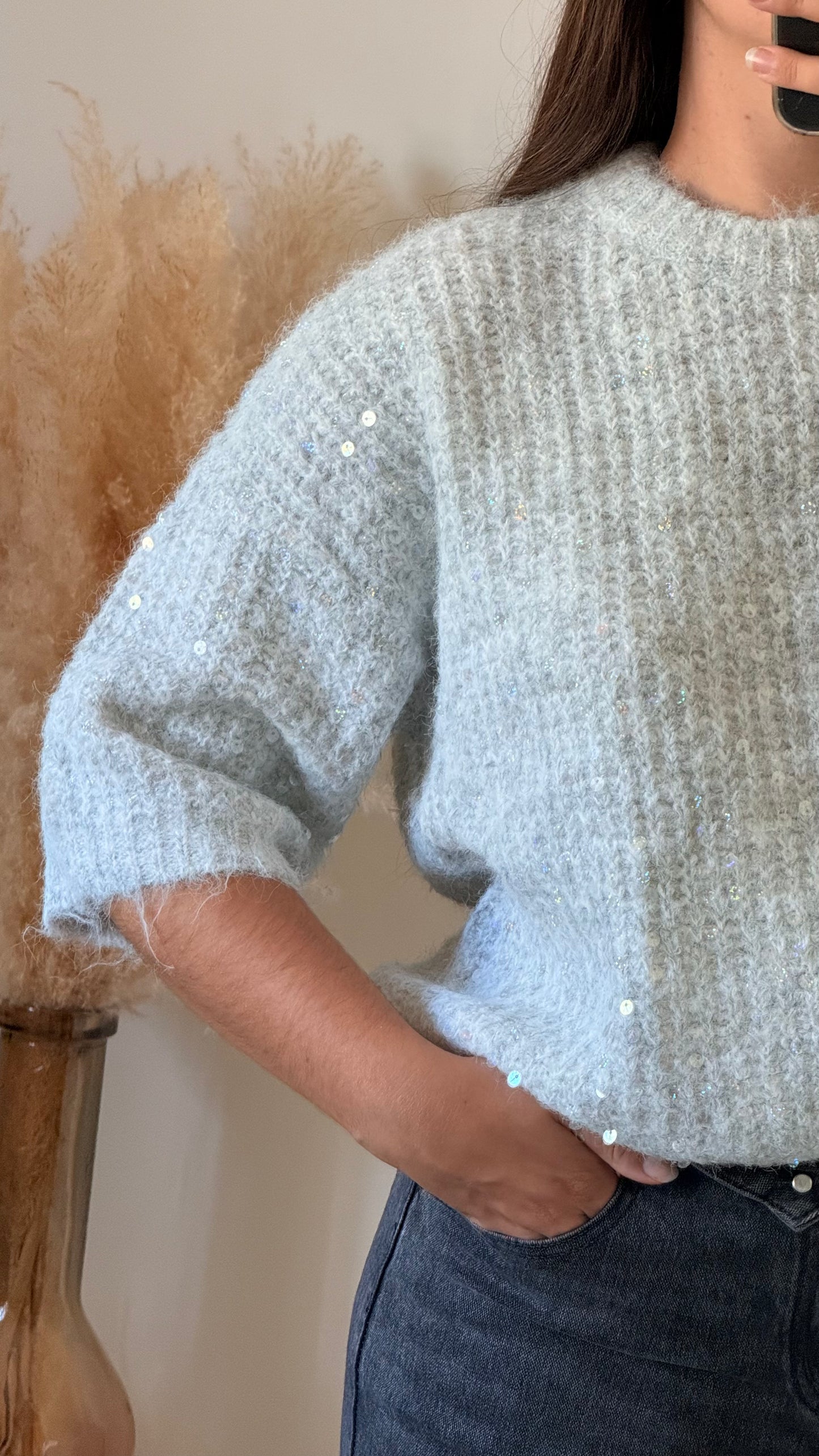 Pull Stella gris