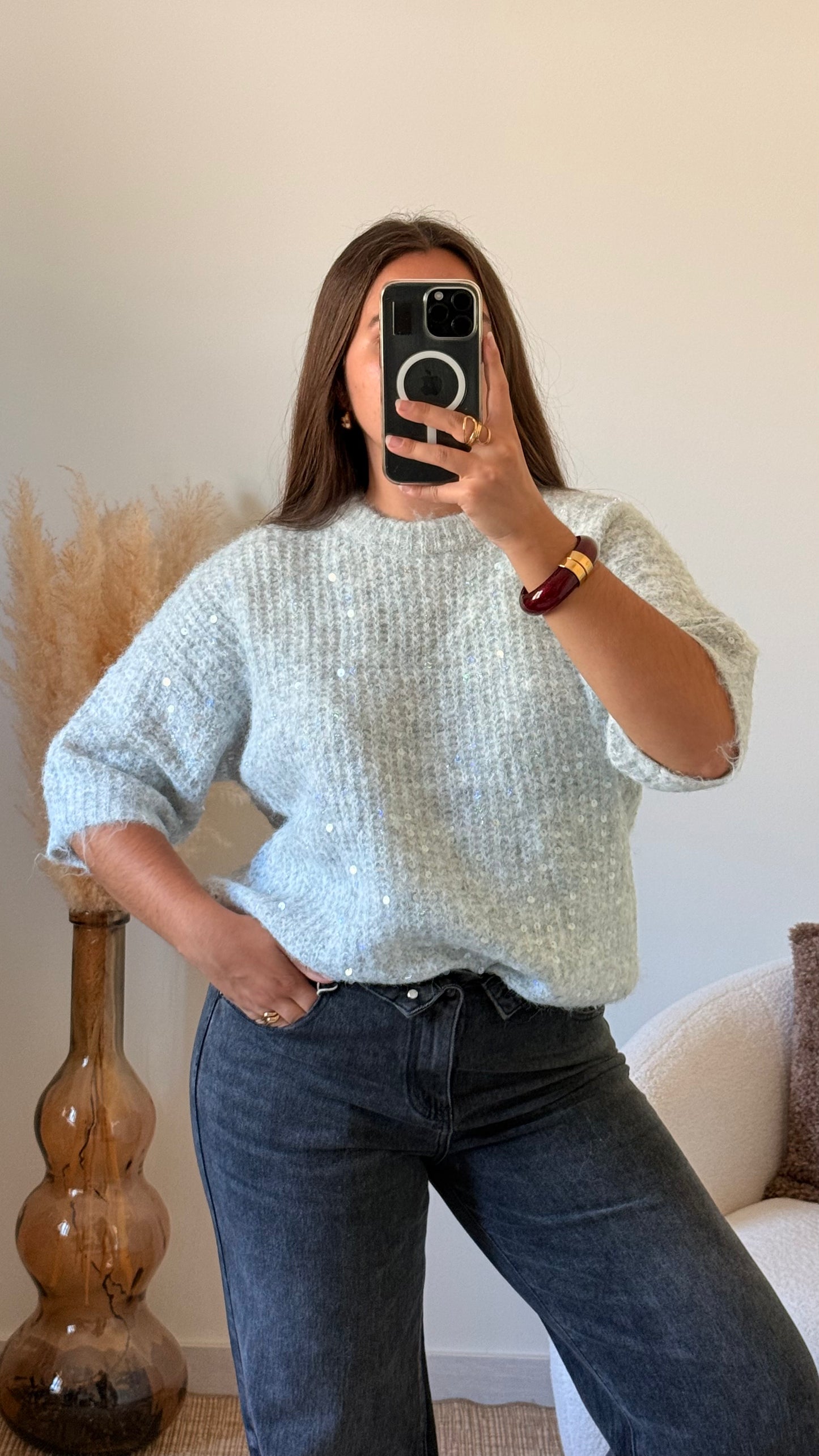 Pull Stella gris