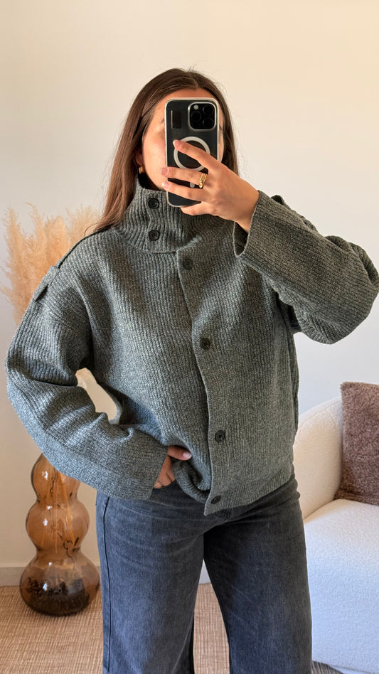 Gilet Alma gris