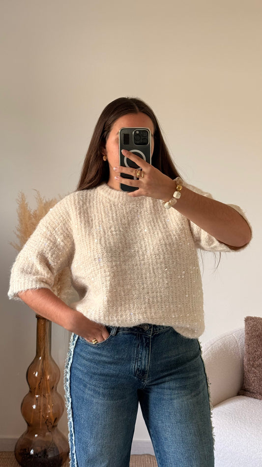 Pull Stella beige