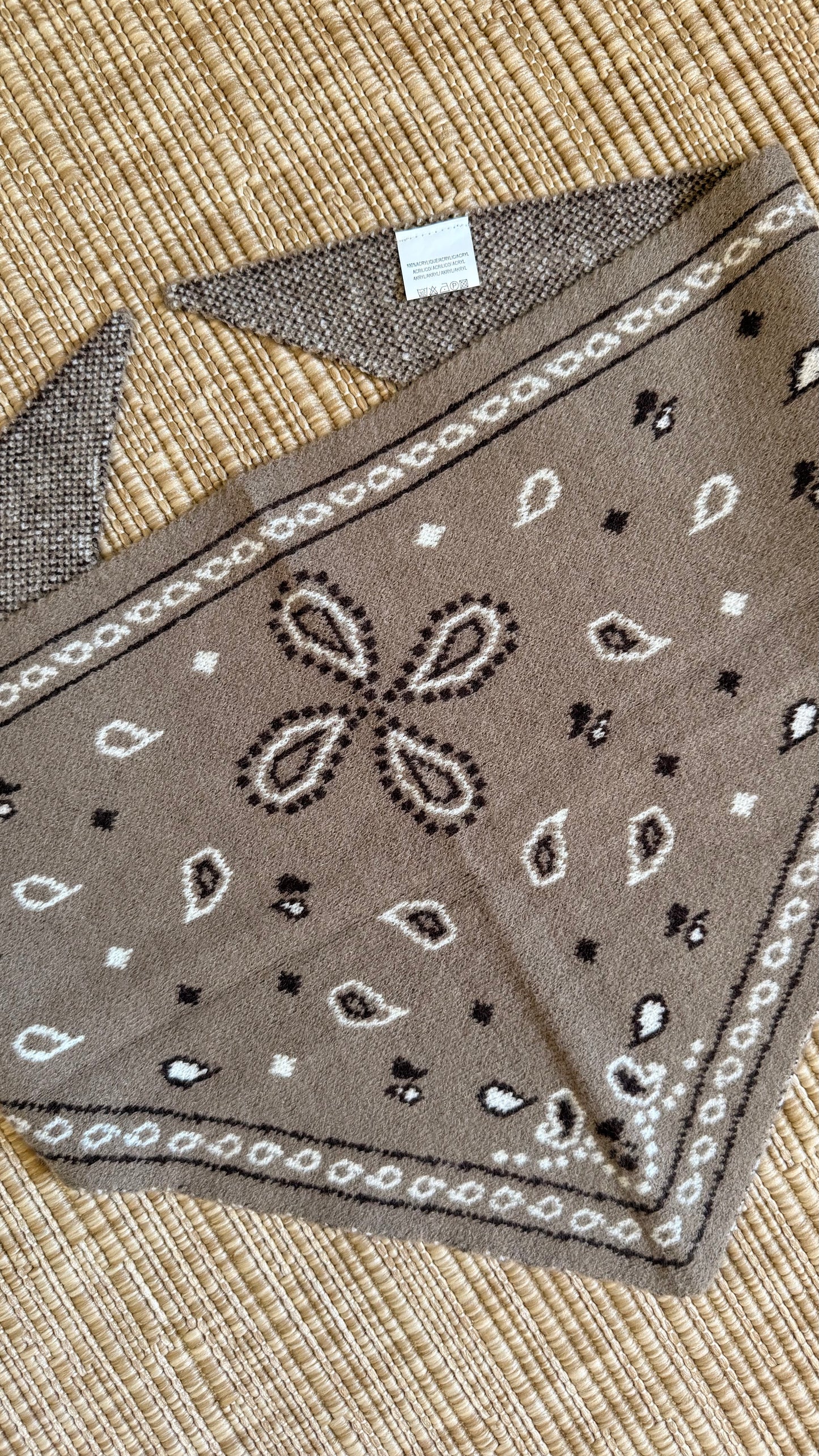 Foulard Nell taupe