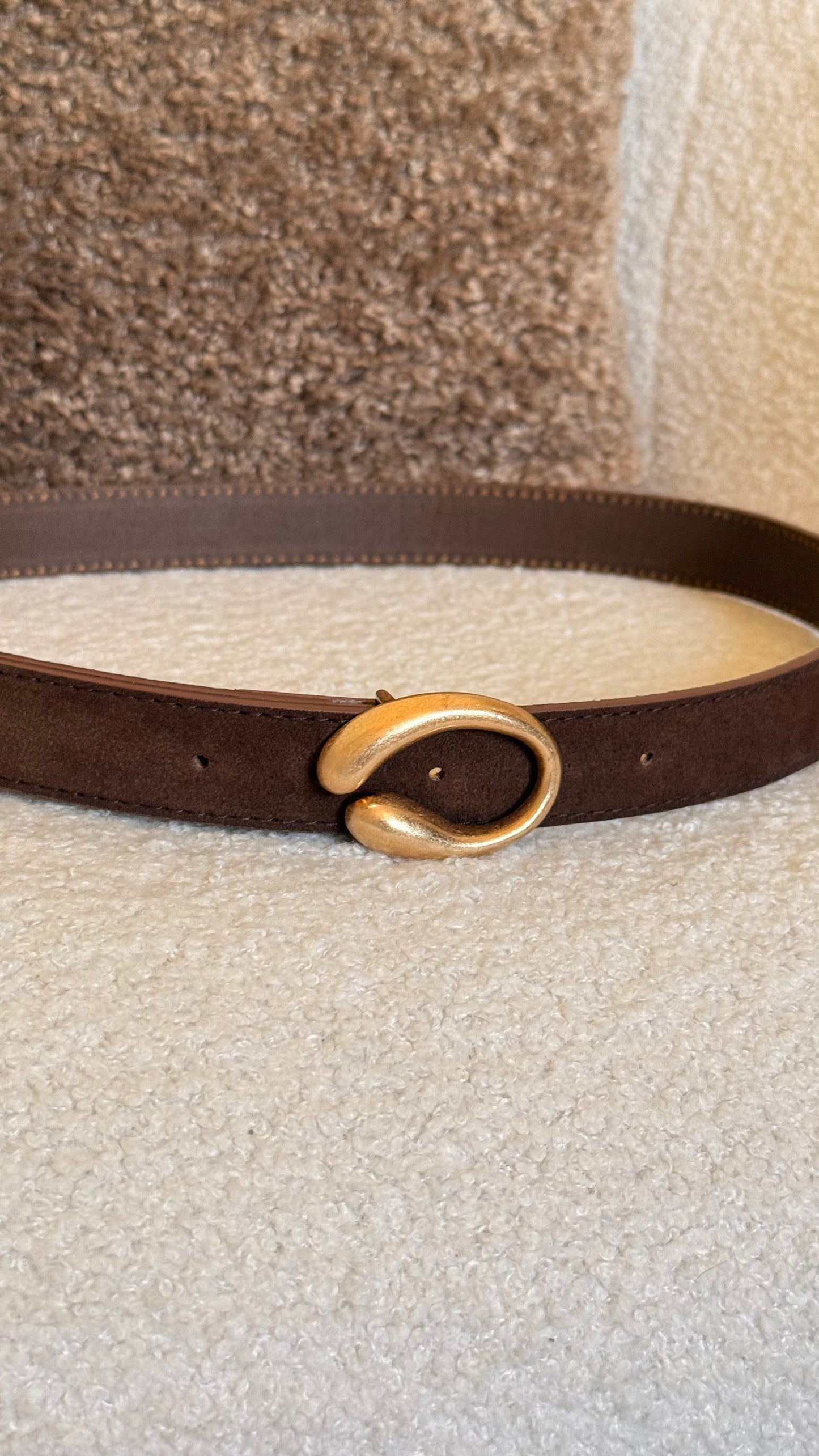 Ceinture Oriane marron