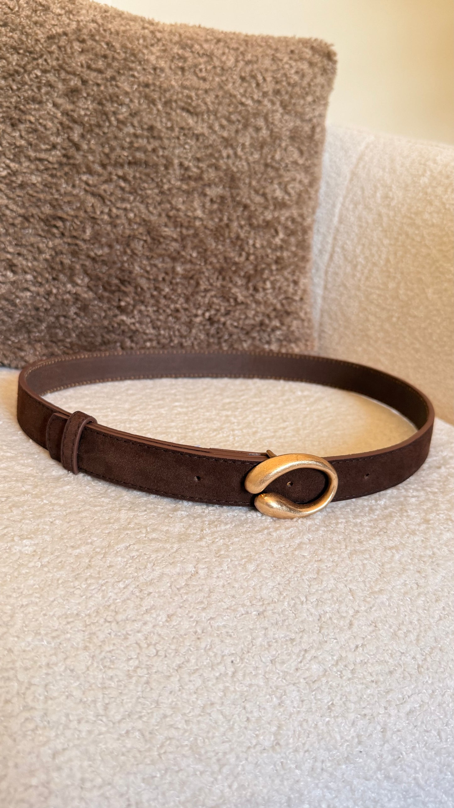 Ceinture Oriane marron