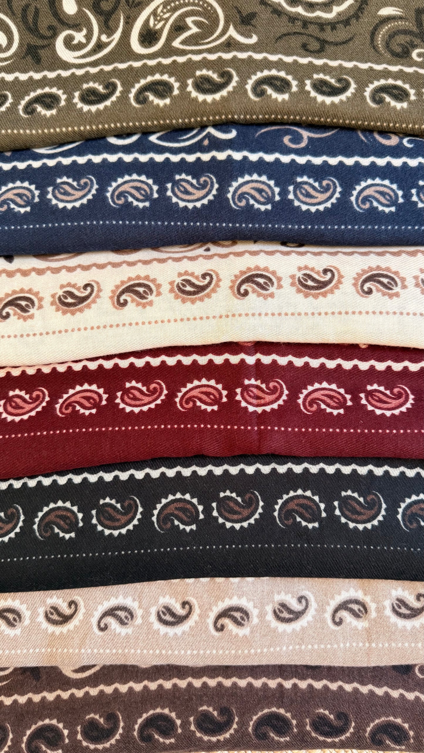 Foulard Cow bordeaux