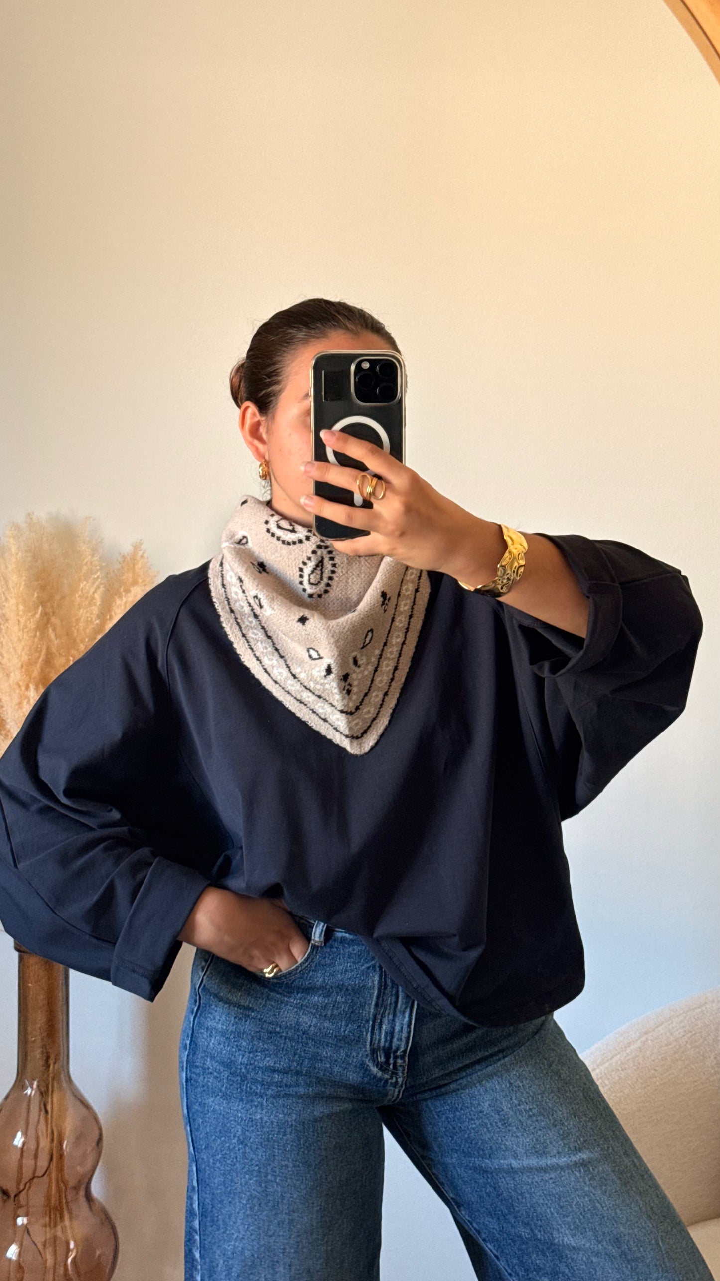 Foulard Nell beige