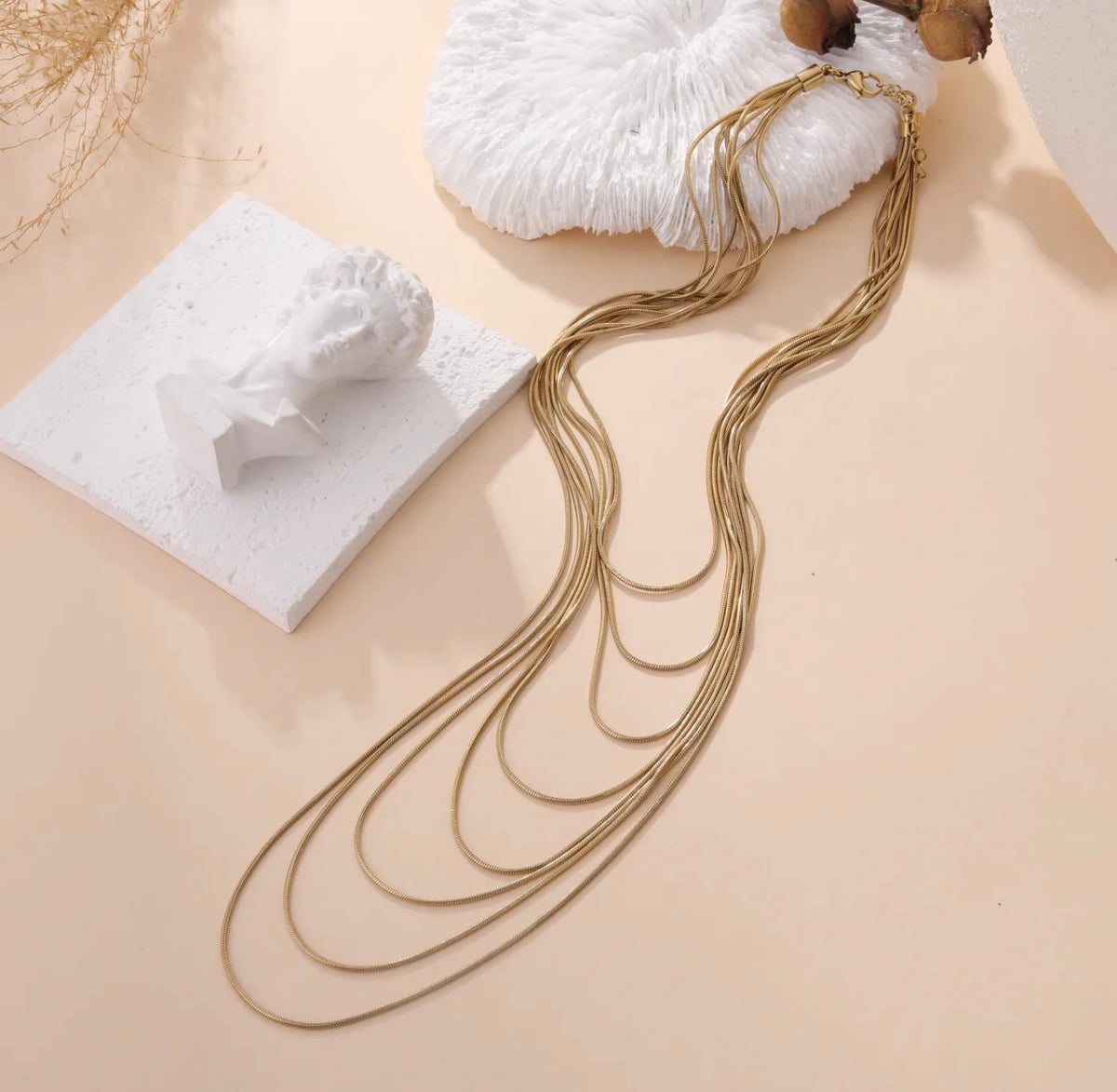 Collier multi-rangs Ondine