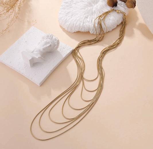Collier multi-rangs Ondine