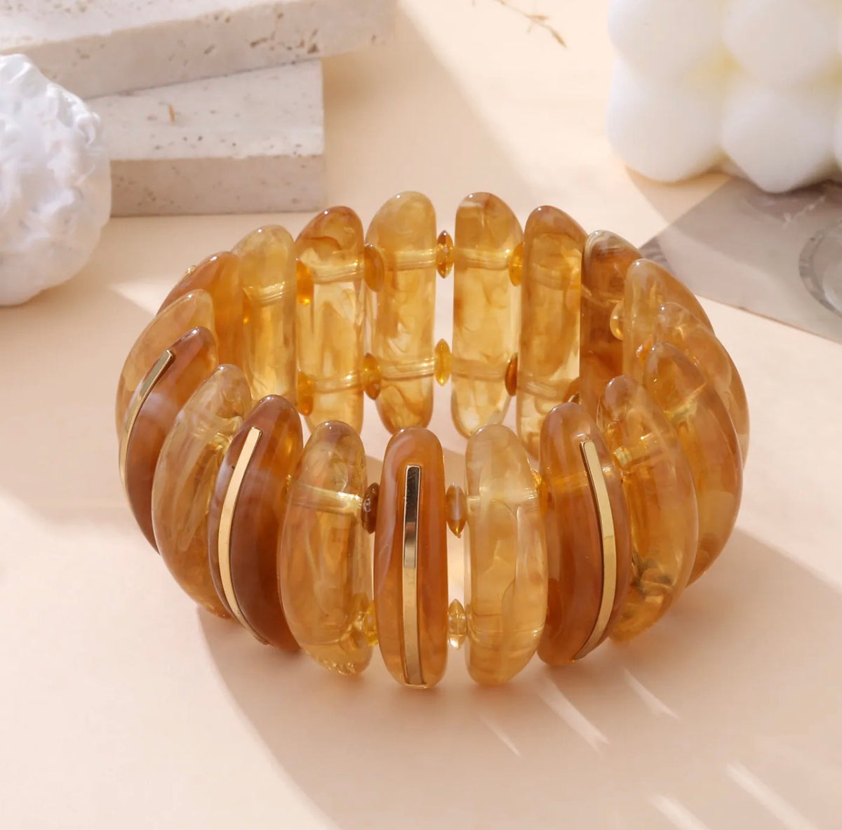 Bracelet Miel ambre