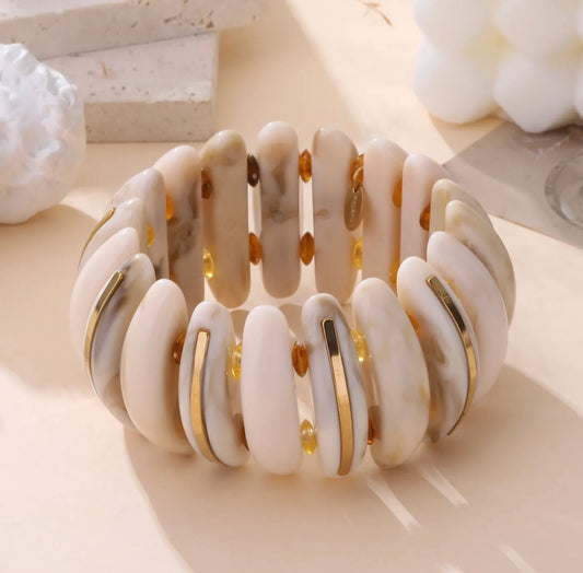 Bracelet Miel beige